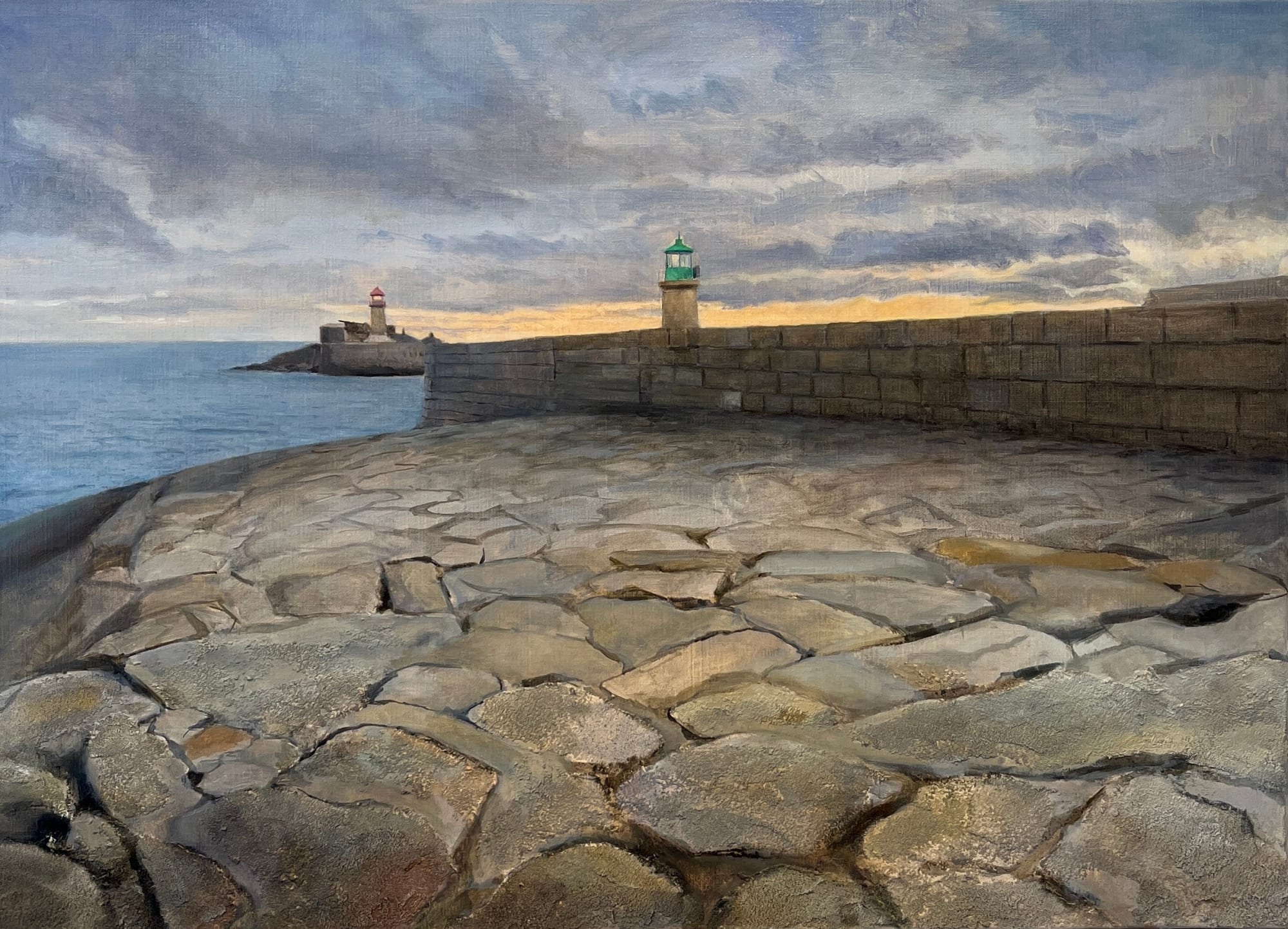 Garrett Cormican, The West Pier Dun Laoghaire,10am February, 2022