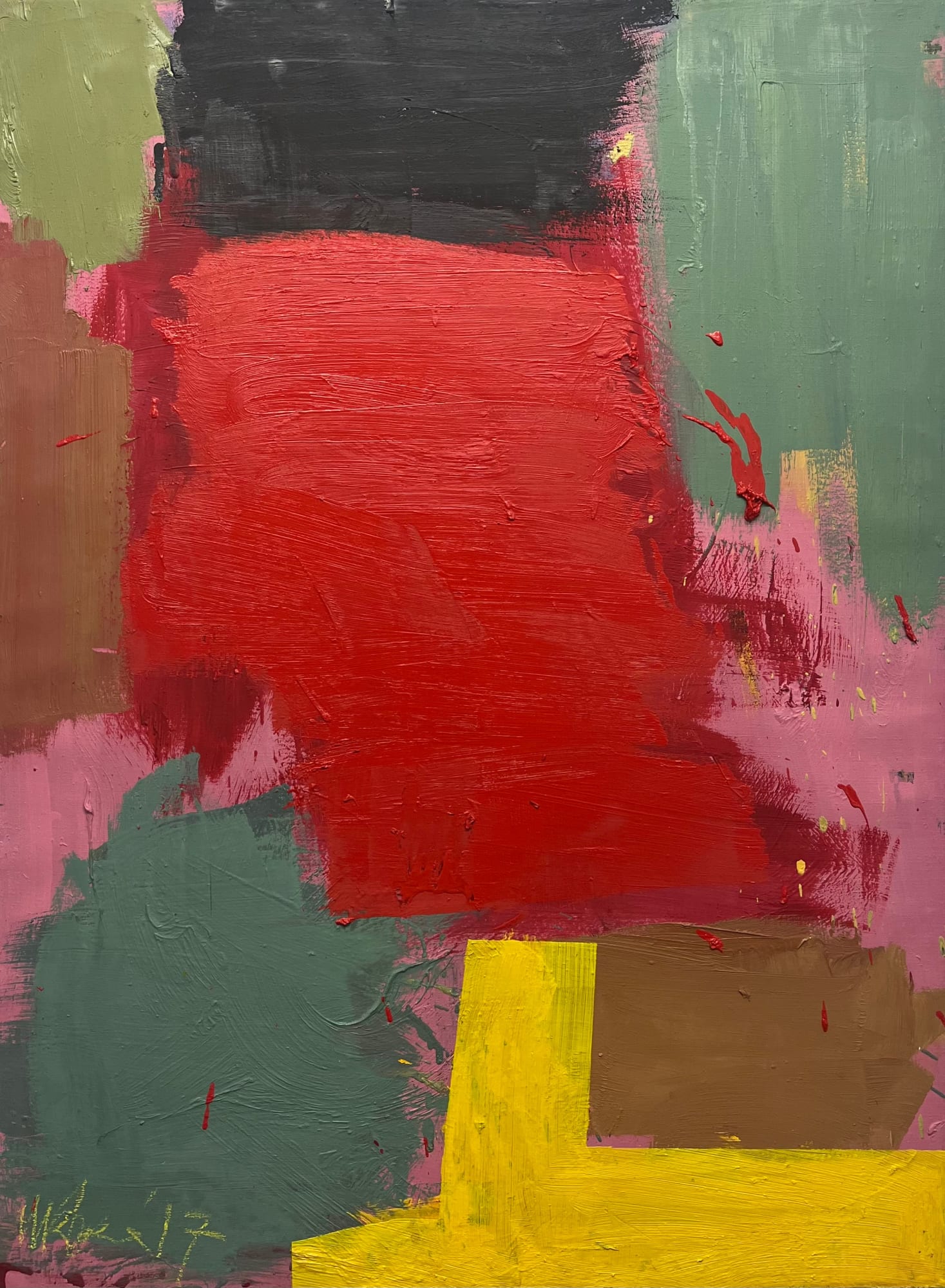 Michael Kane, Le Rouge et le Noir, 2017
