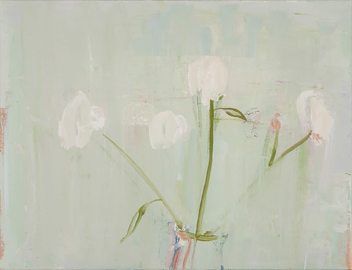 Pat Harris, flowers and doubts, 2019