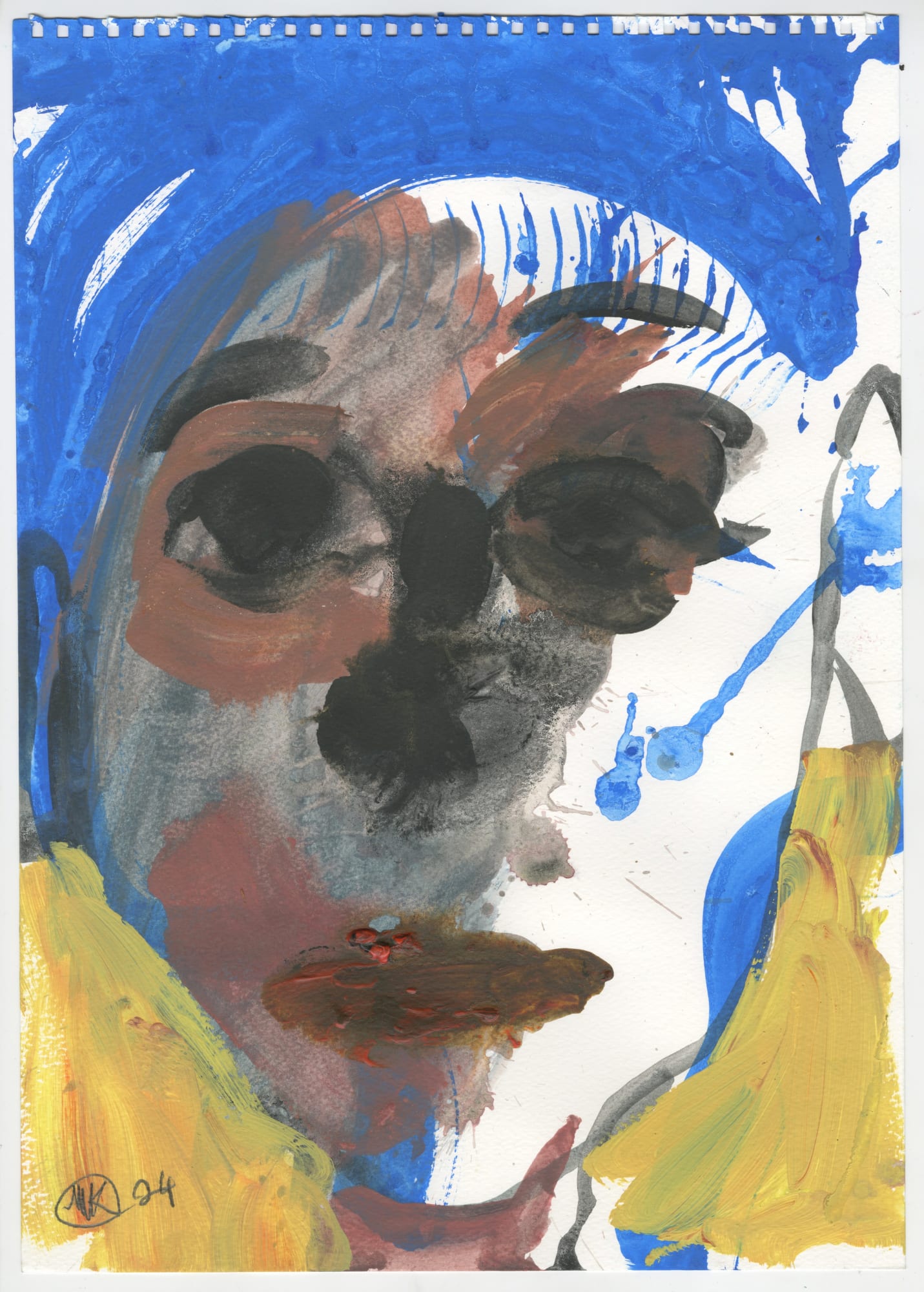 Michael Kane, Blue & Yellow Girl, 2024