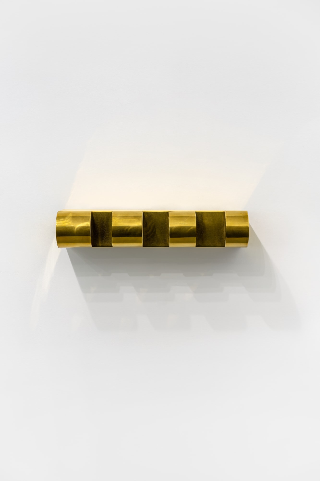 Donald Judd, Bullnose Progression (Brass) , 1975