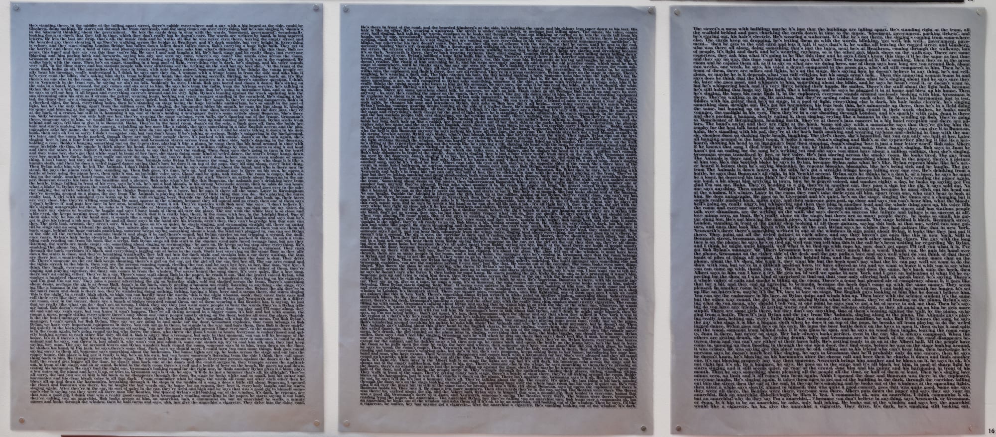 Fiona Banner, Don't Look Back, 1999