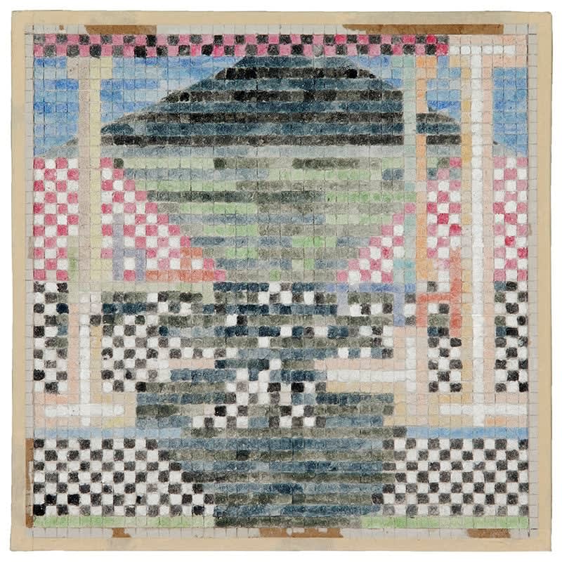 Joe Zucker Atrium, 2010 gypsum and watercolor 12 x 12 inches