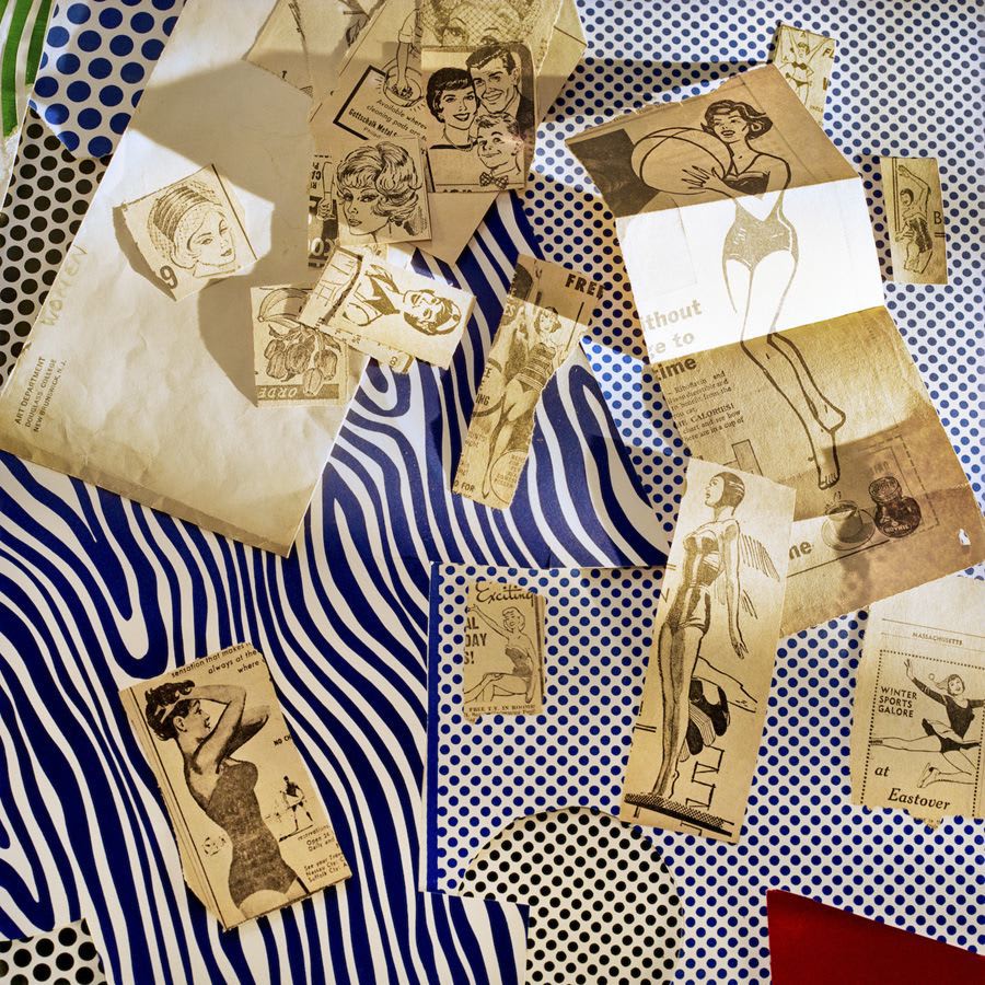 Laurie Lambrecht Bathing Beauties, Blue, 1990 signed, dated and numbered verso archival pigment print 24 x 24 inches (sheet) 24 7/8 x 25 1/8 inches framed Edition of 12