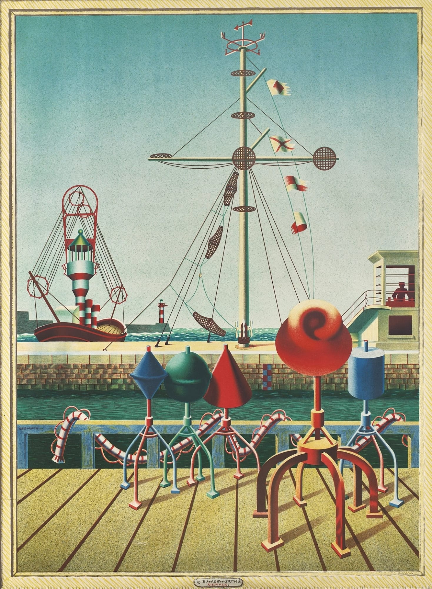 Edward Wadsworth, Signals, 1942