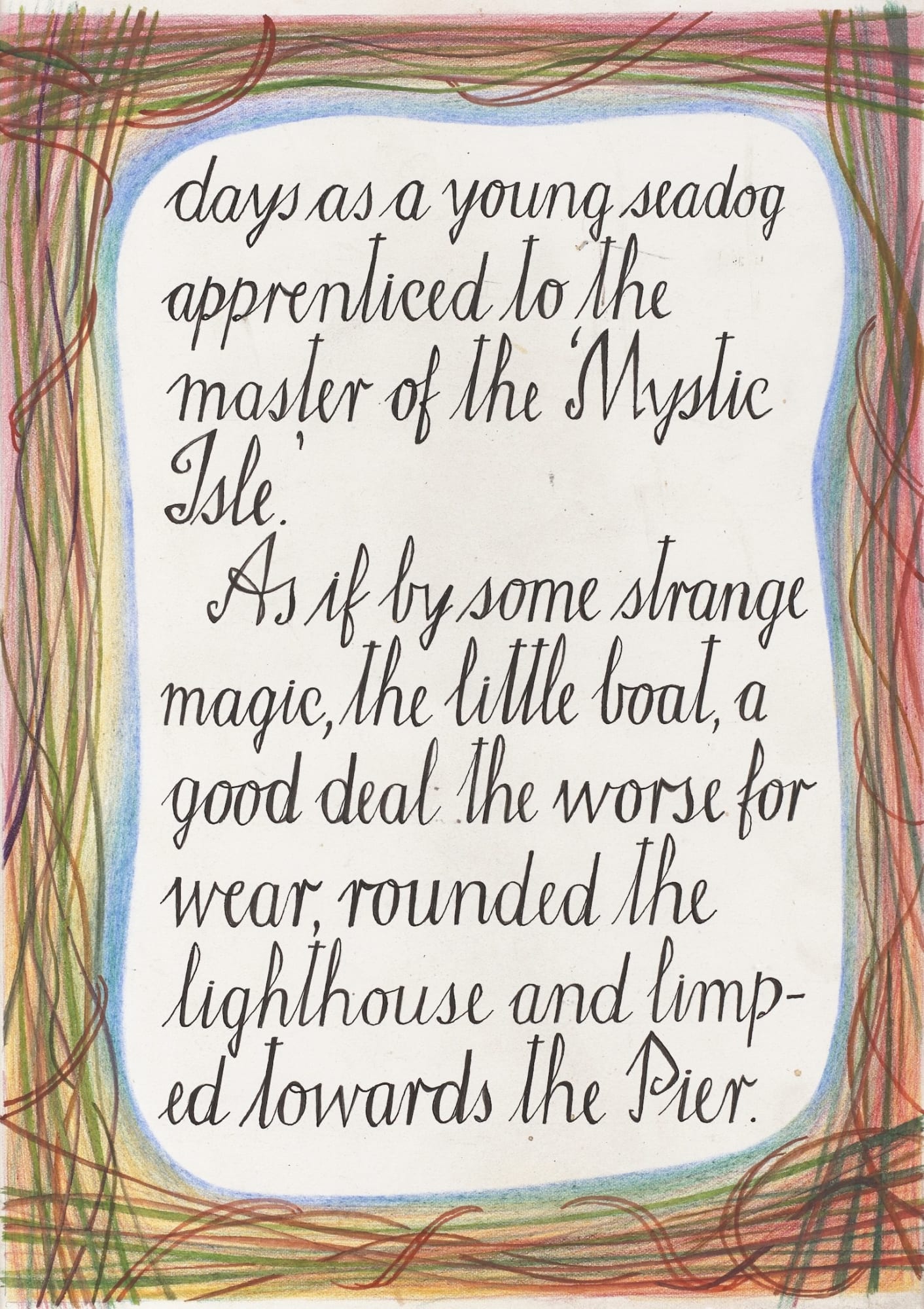 John Byrne RSA, As if by strange magic, the little boat, 2008