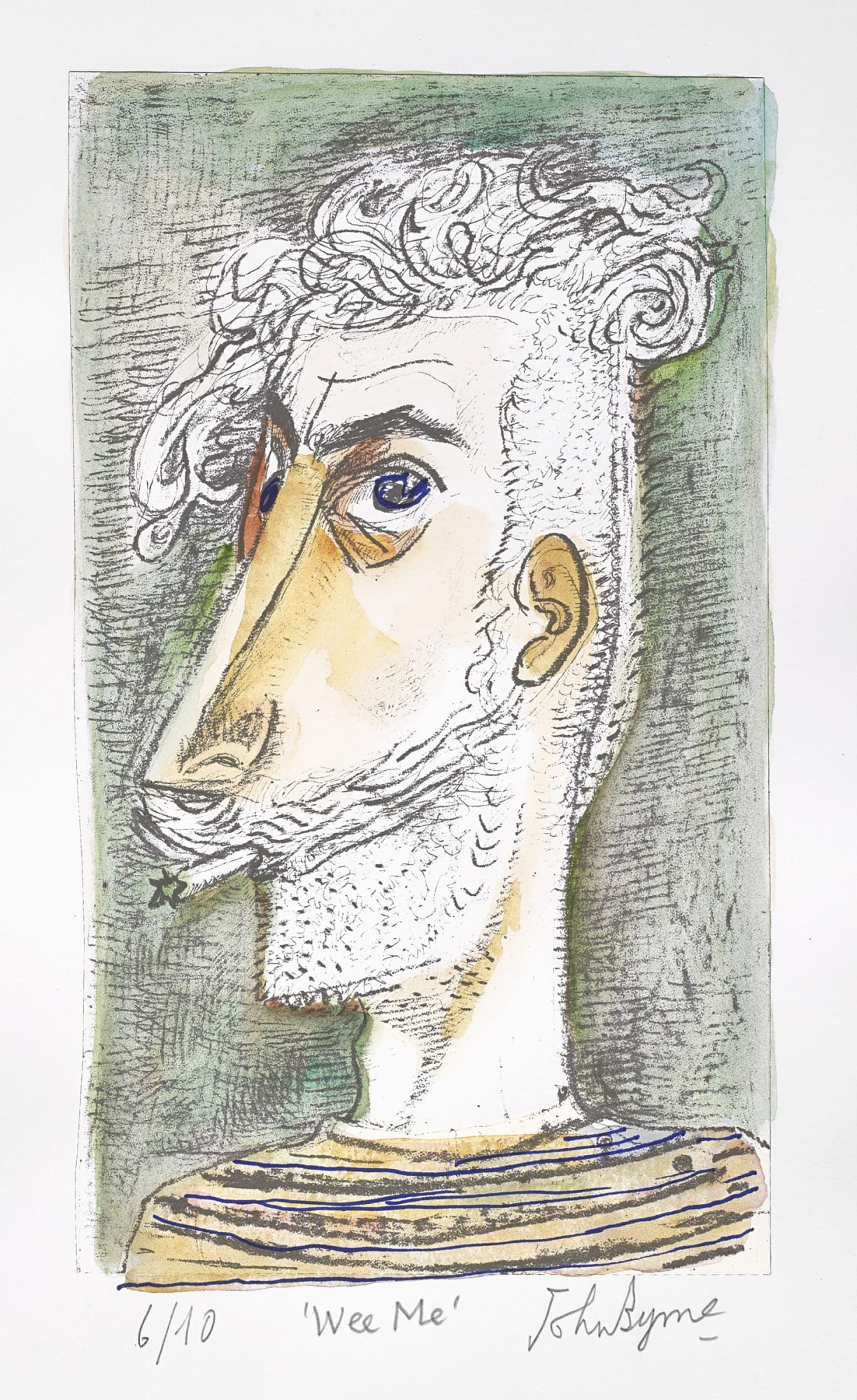 John Byrne RSA, Wee Me, 2020