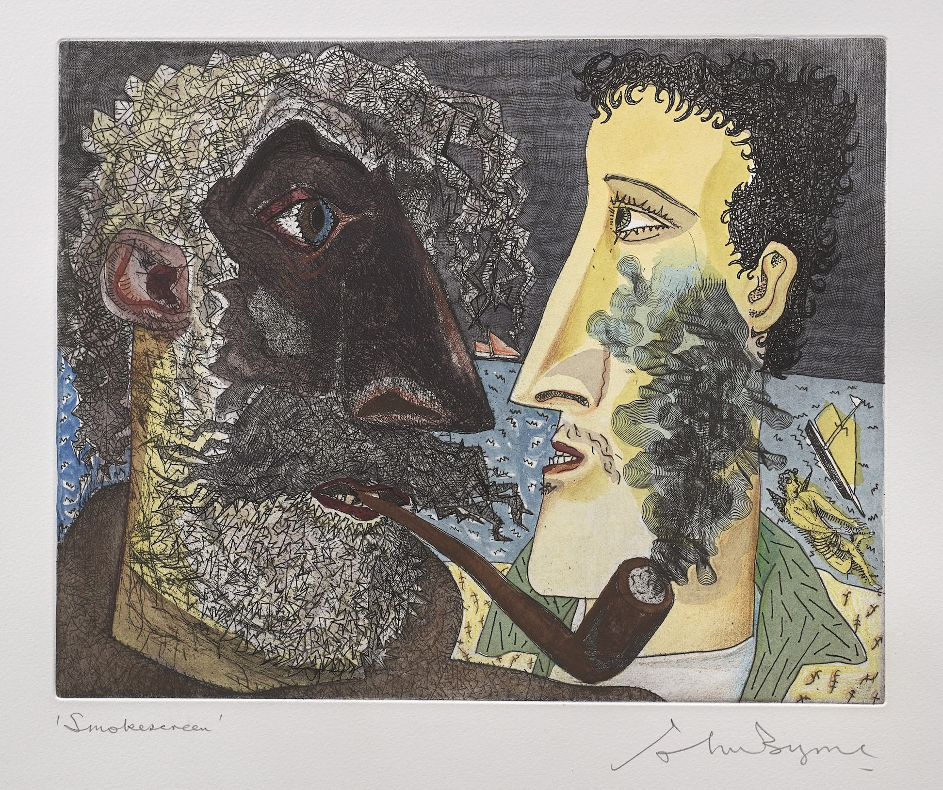 John Byrne RSA, Smokescreen, 2012