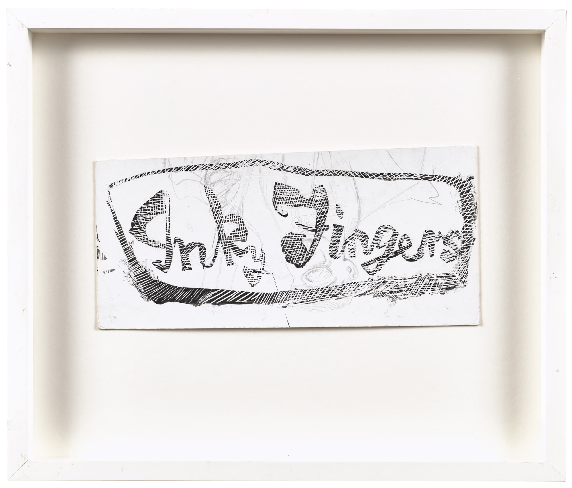 John Byrne RSA, Inky Fingers I