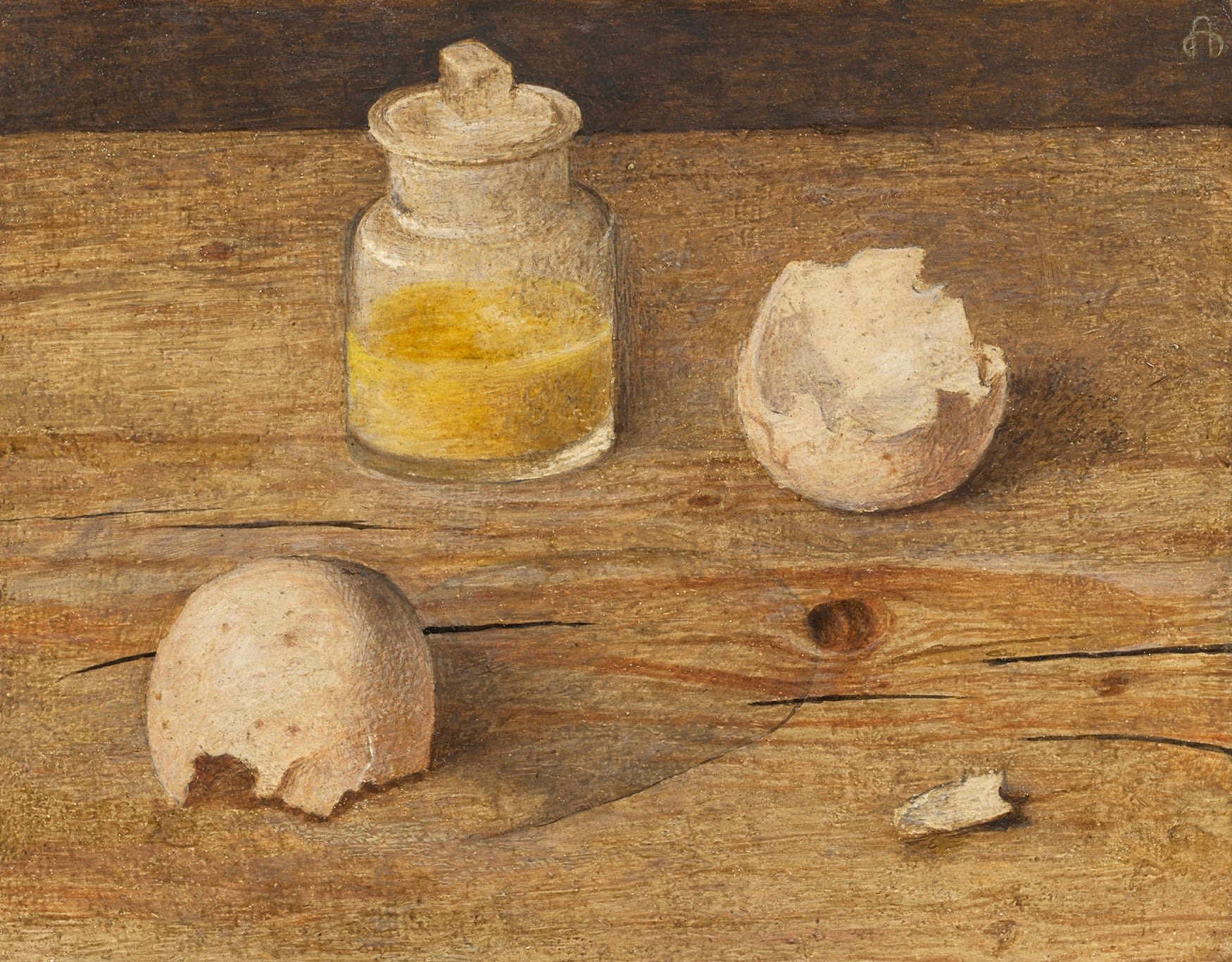 Maxwell Ashby Armfield, Still Life with Broken Egg