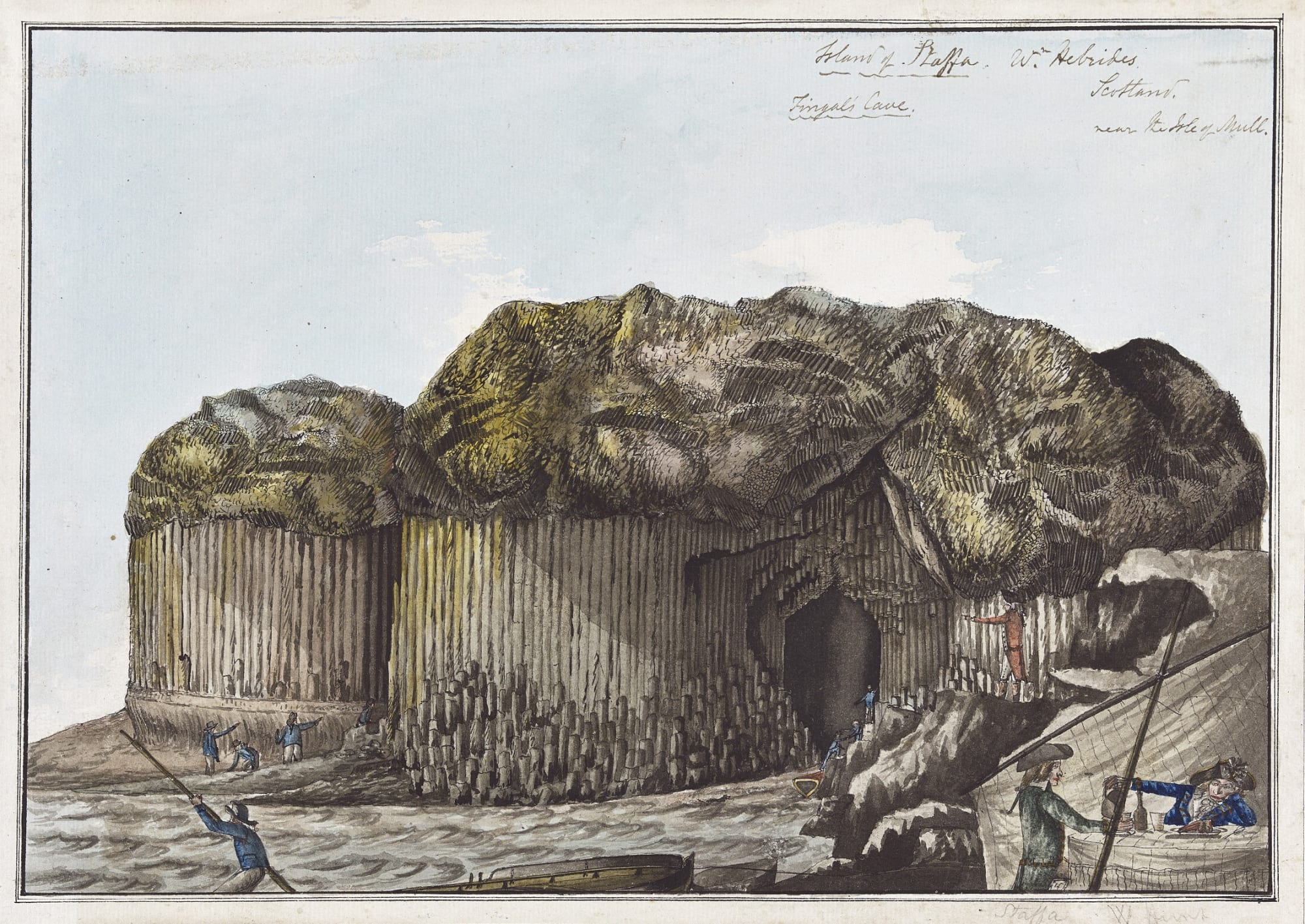 William Hunt, Fingal's Cave, on the Isle of Staffa, Scotland