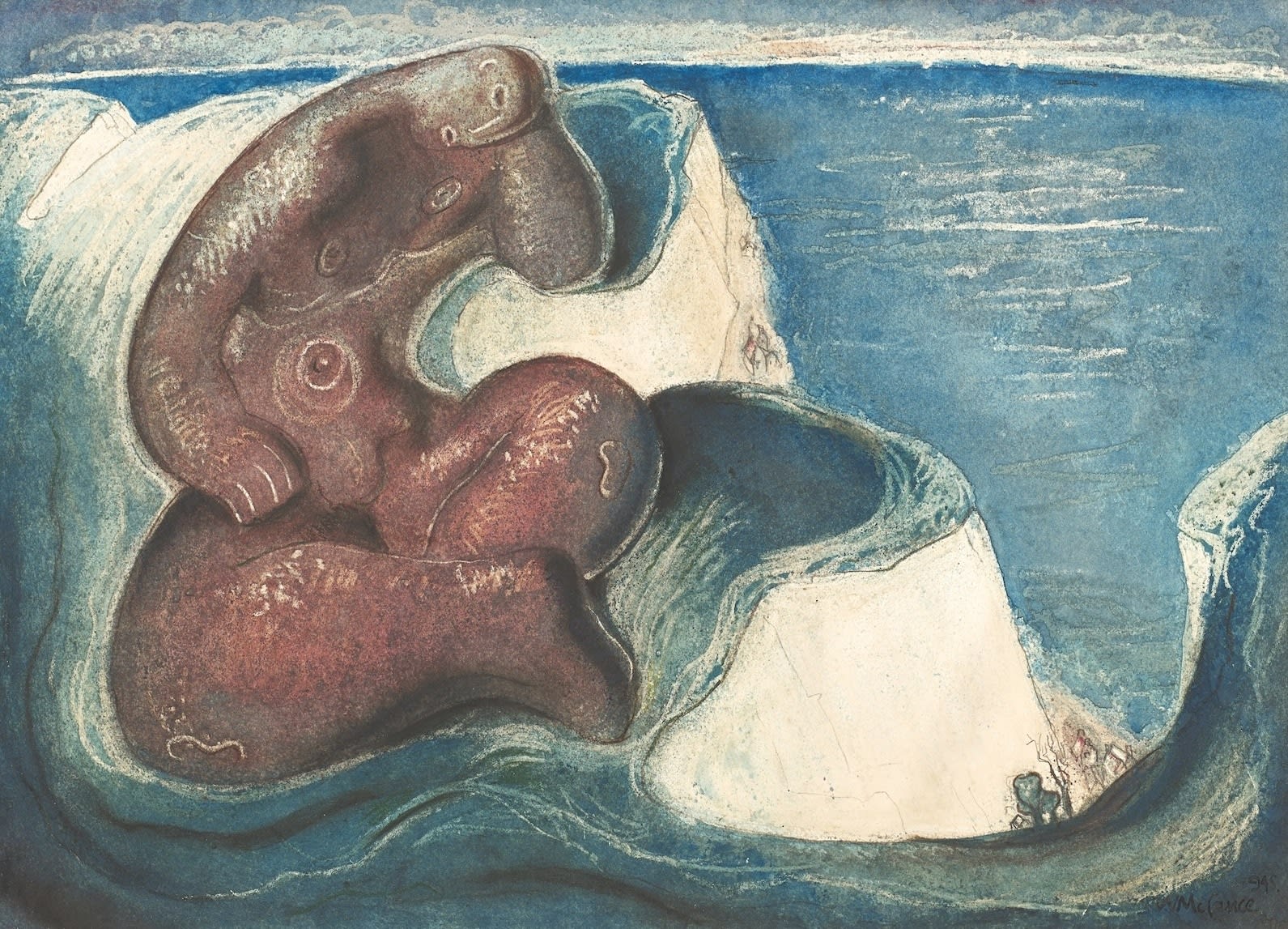 William McCance, Reclining Giant, 1945