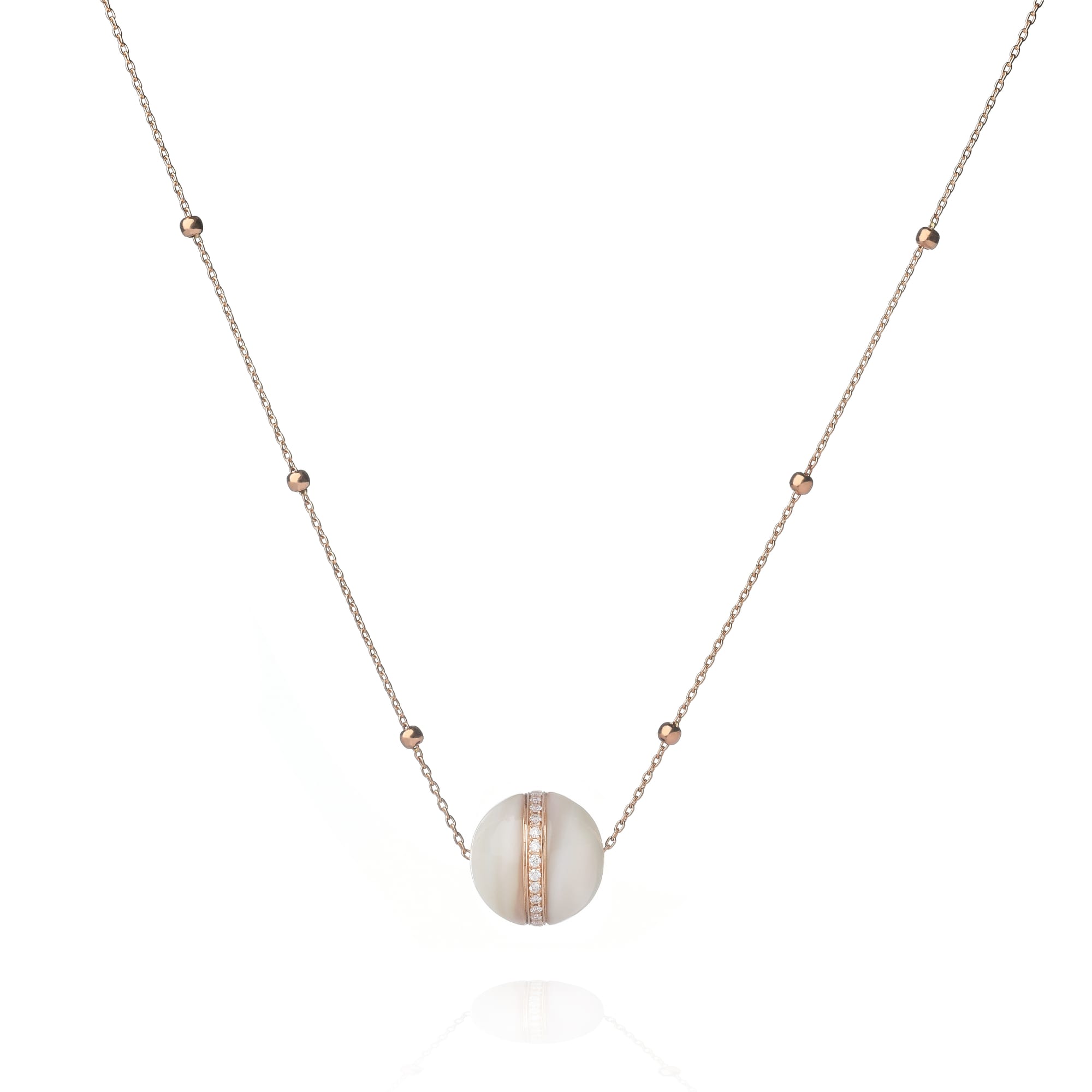 Dreamboule, White Mother Of Pearl: Cabochon / Cabochon