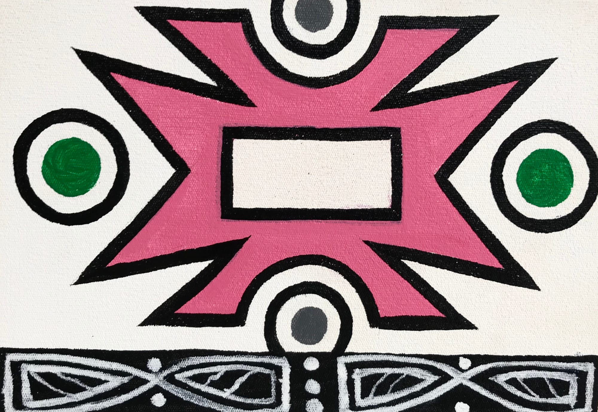 Dr. Esther Mahlangu, Ndebele Abstract , 2019