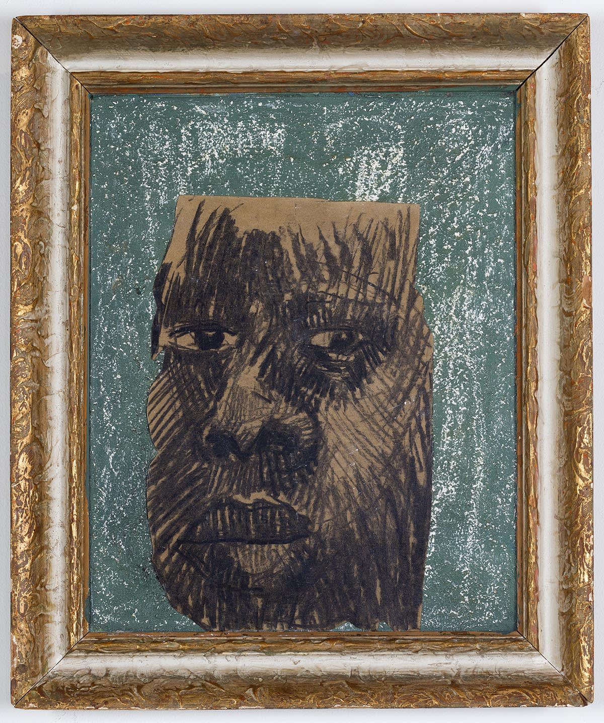 Ronald Muchatuta, Brown face II, 2020