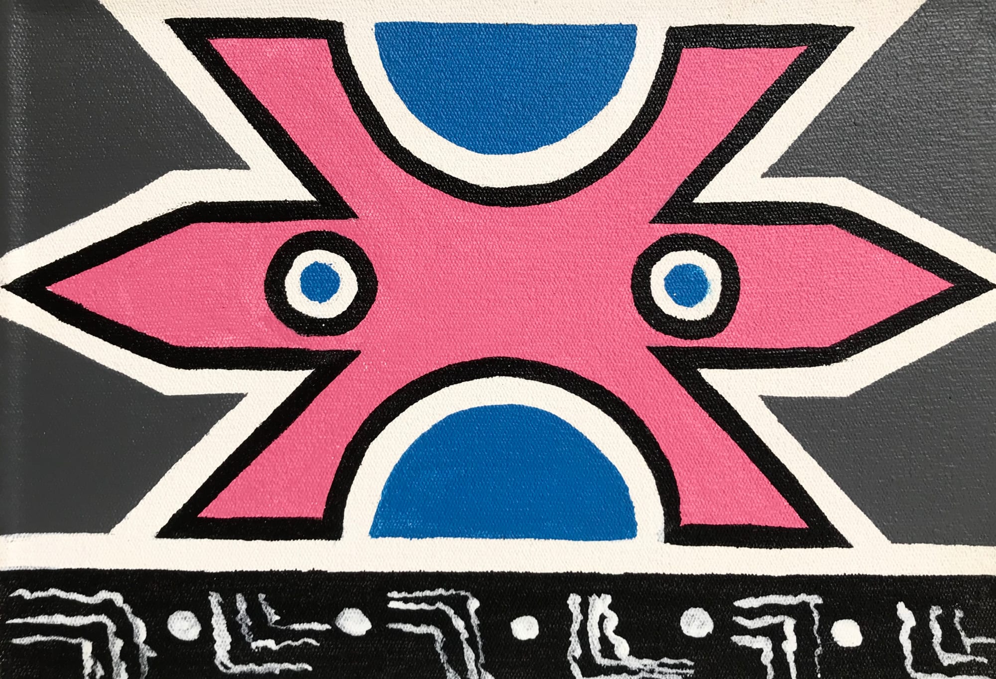 Dr. Esther Mahlangu, Ndebele Abstract , 2019