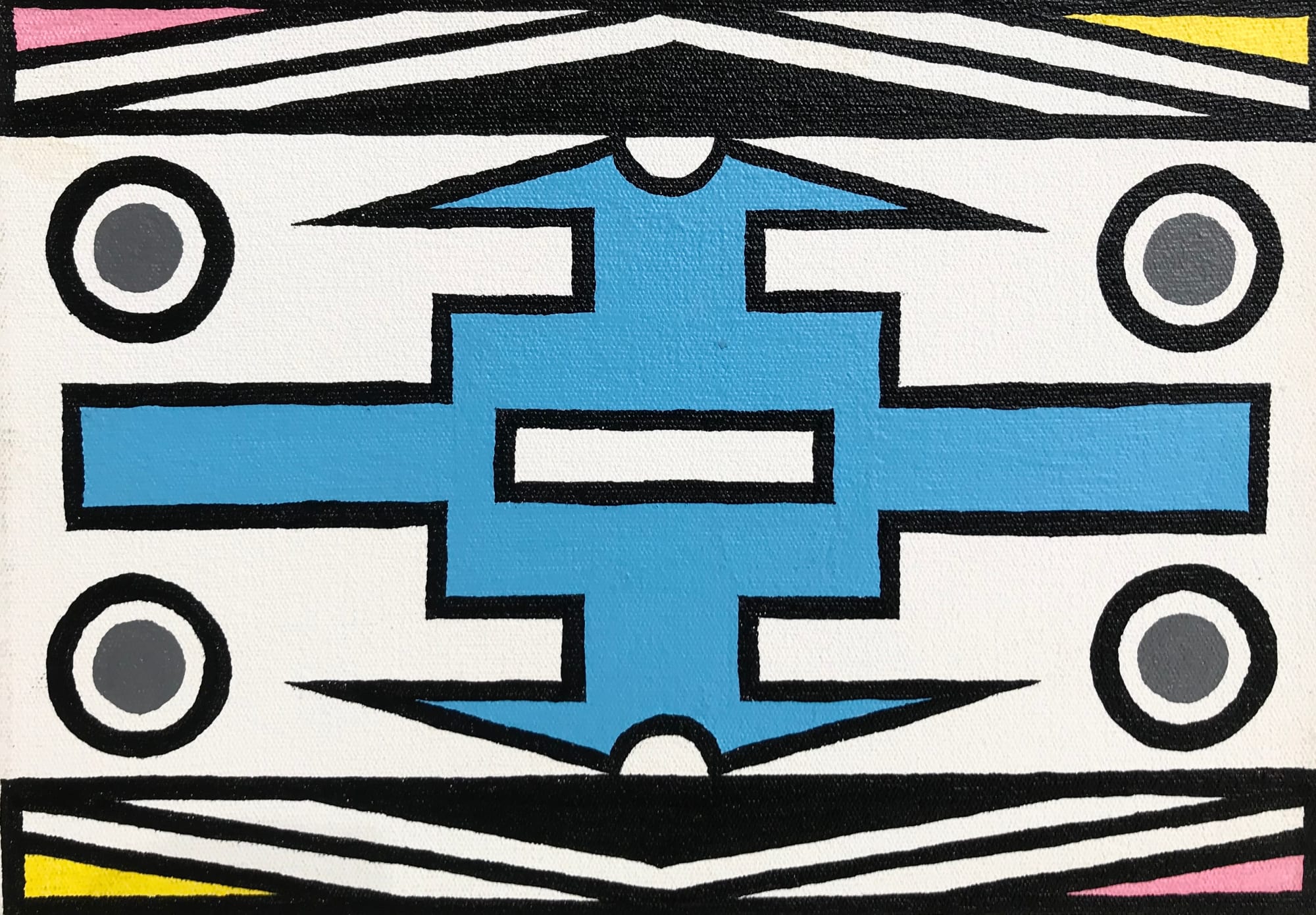 Dr. Esther Mahlangu, Ndebele Abstract , 2019