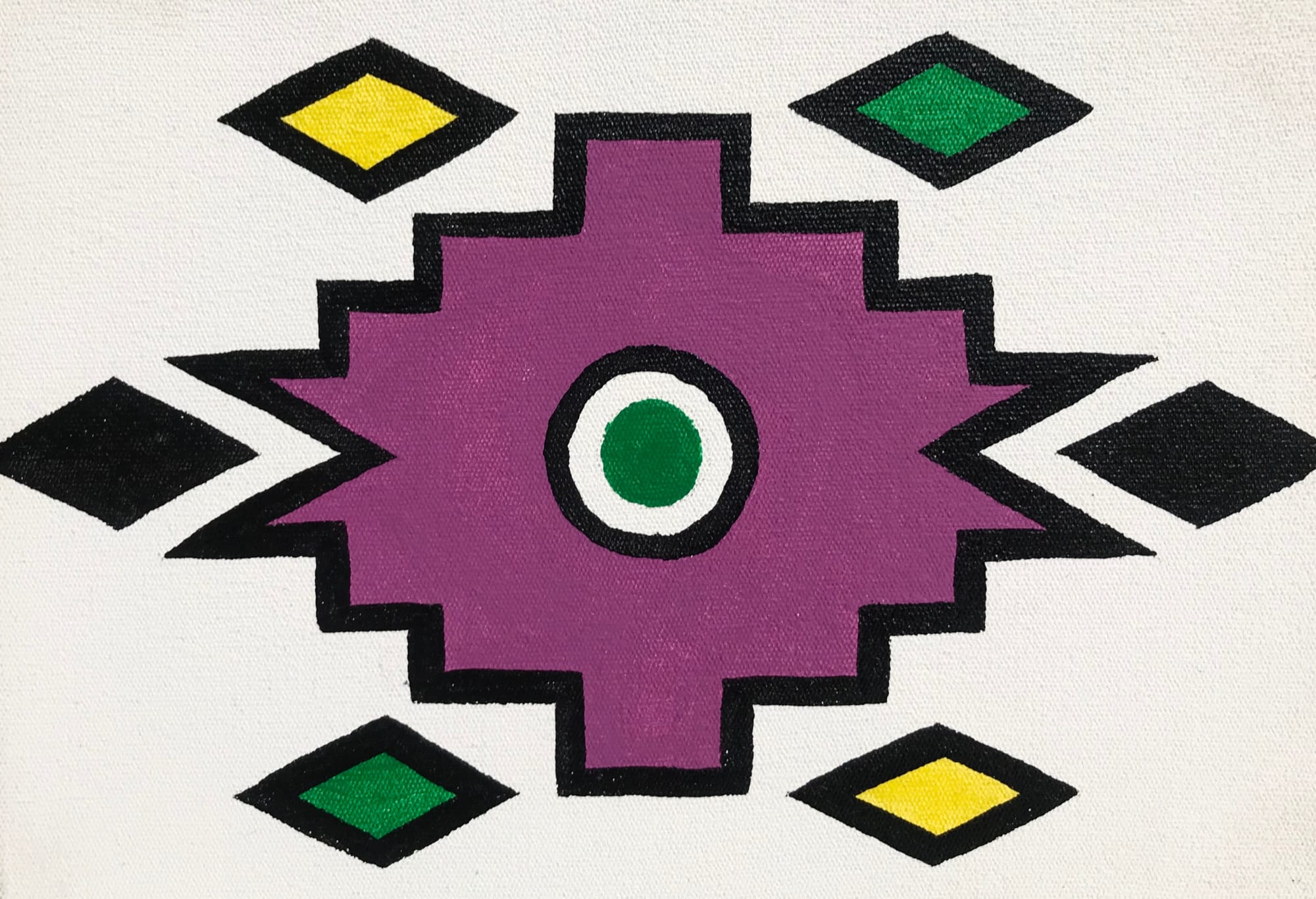 Dr. Esther Mahlangu, Ndebele Abstract , 2019