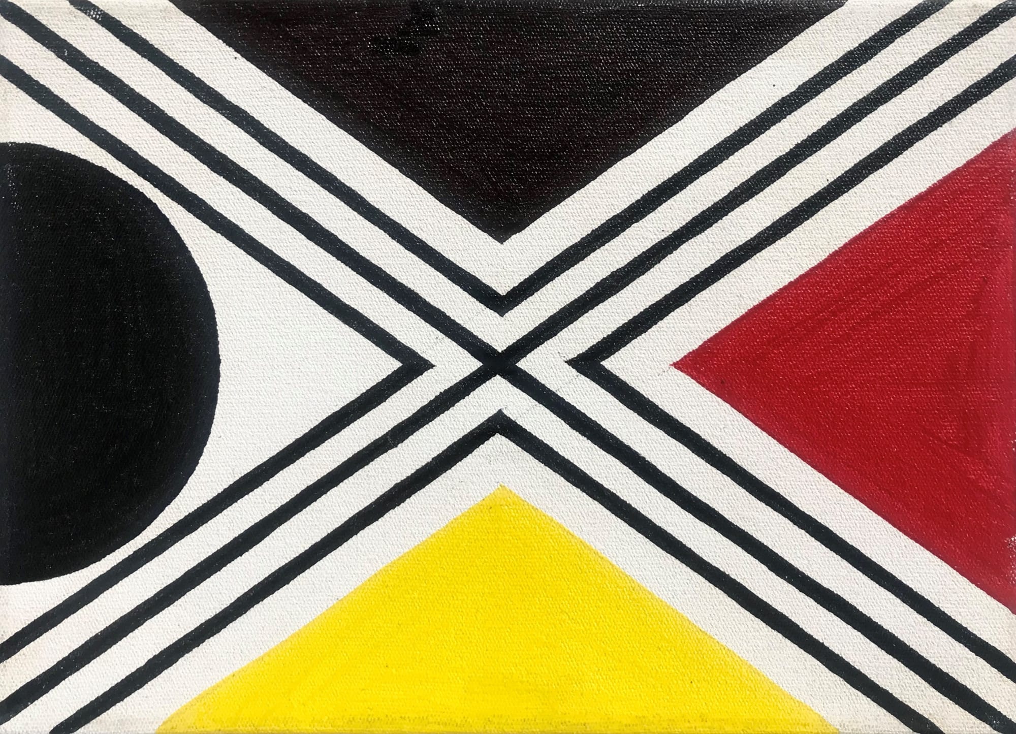 Dr. Esther Mahlangu, Ndebele Abstract , 2019