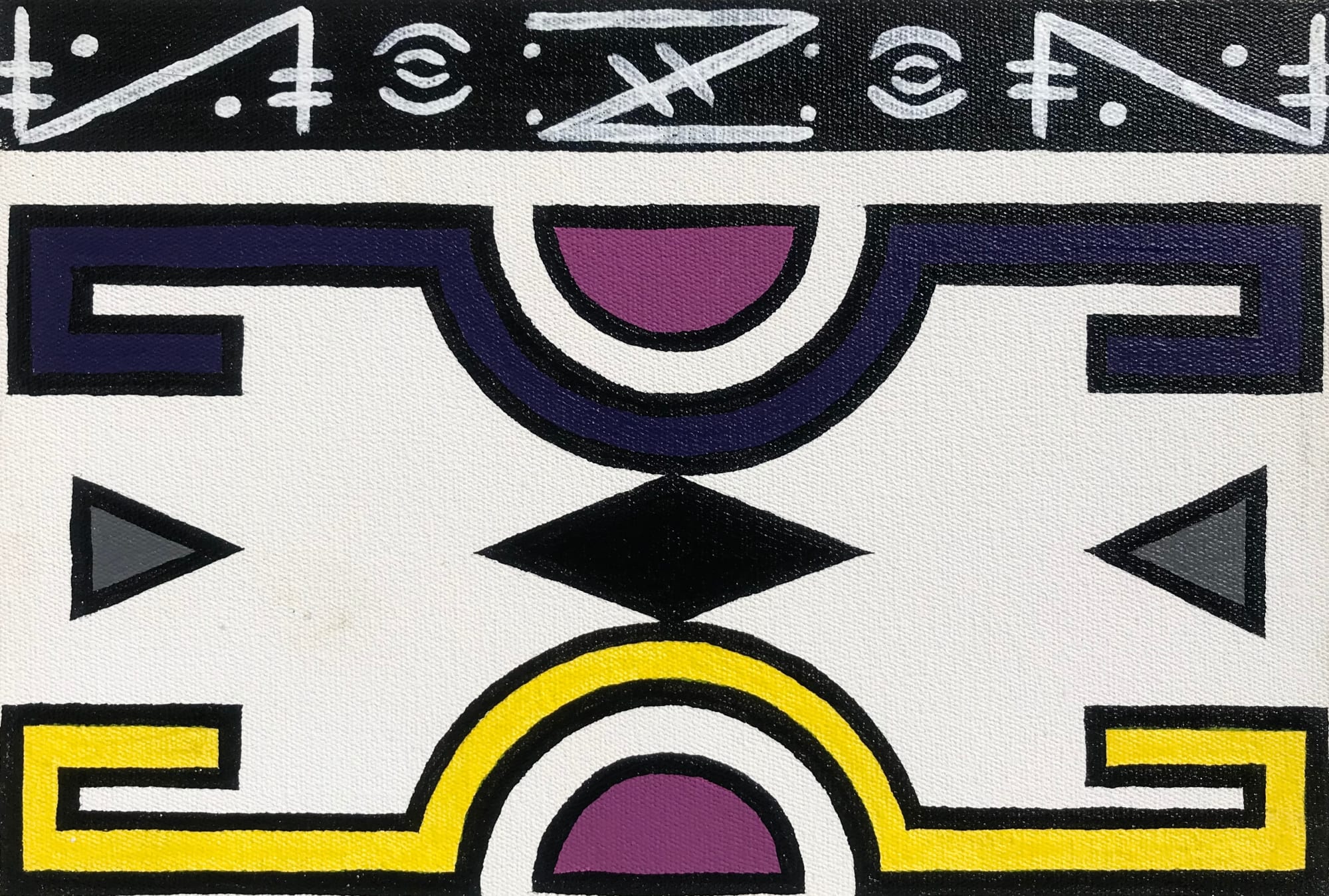 Dr. Esther Mahlangu, Ndebele Abstract , 2019