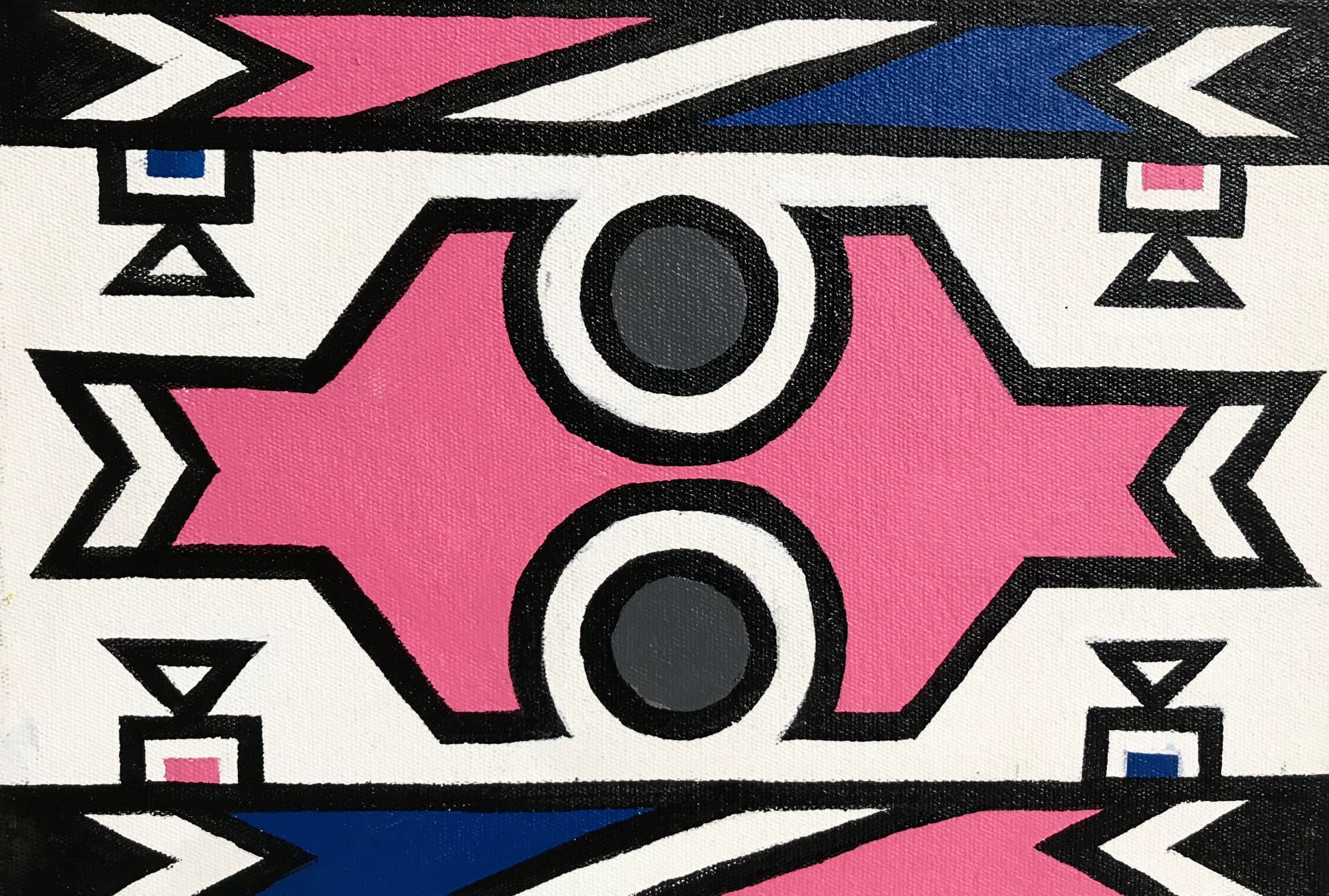 Dr. Esther Mahlangu, Ndebele Abstract , 2019