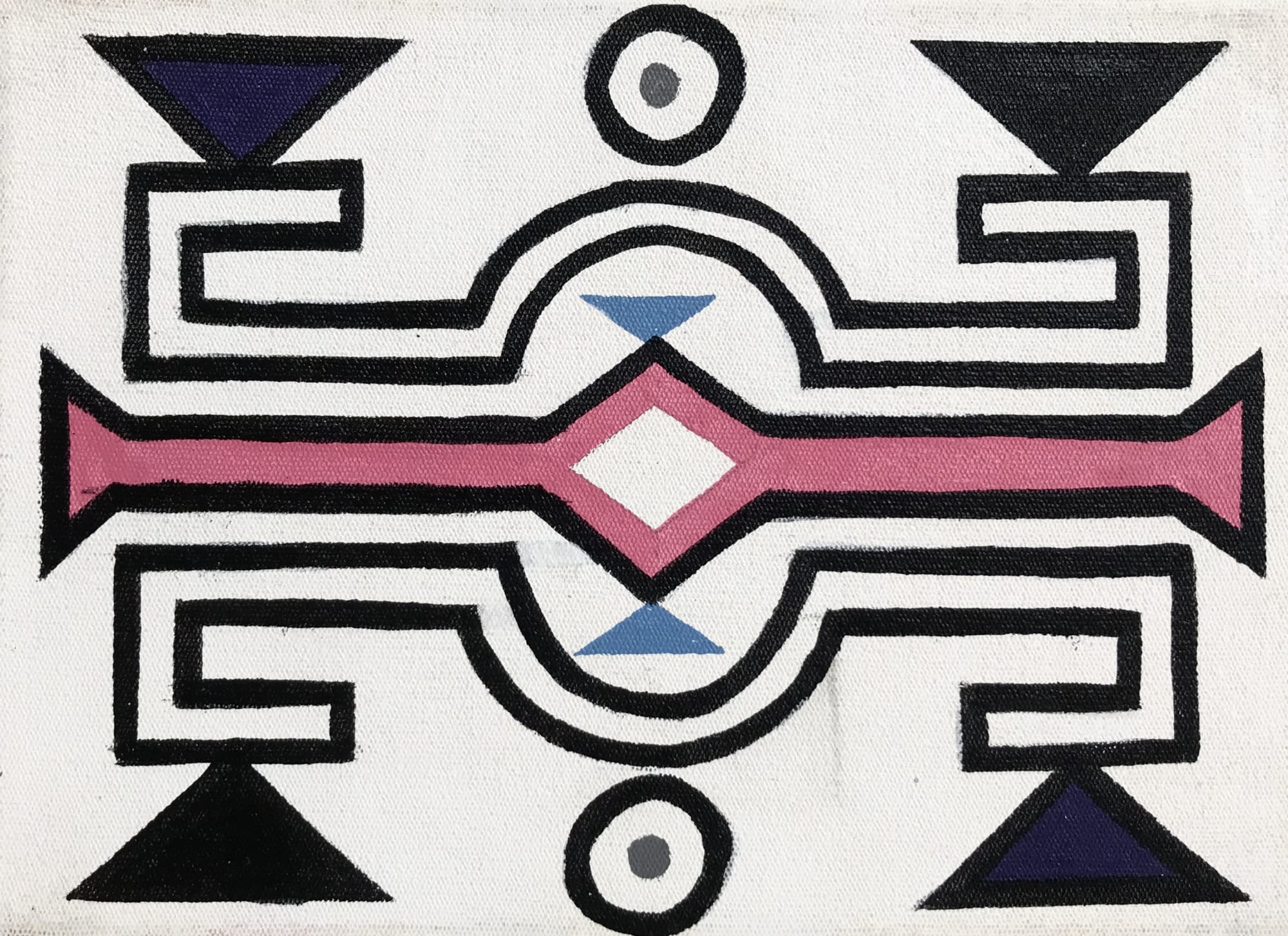 Dr. Esther Mahlangu, Ndebele Abstract , 2019