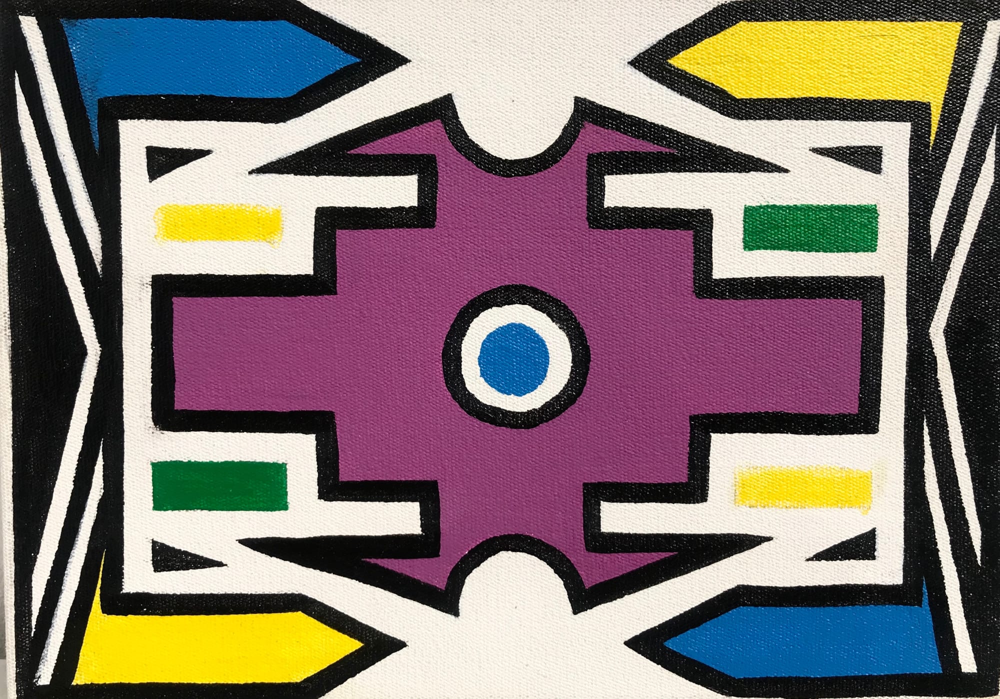 Dr. Esther Mahlangu, Ndebele Abstract , 2019