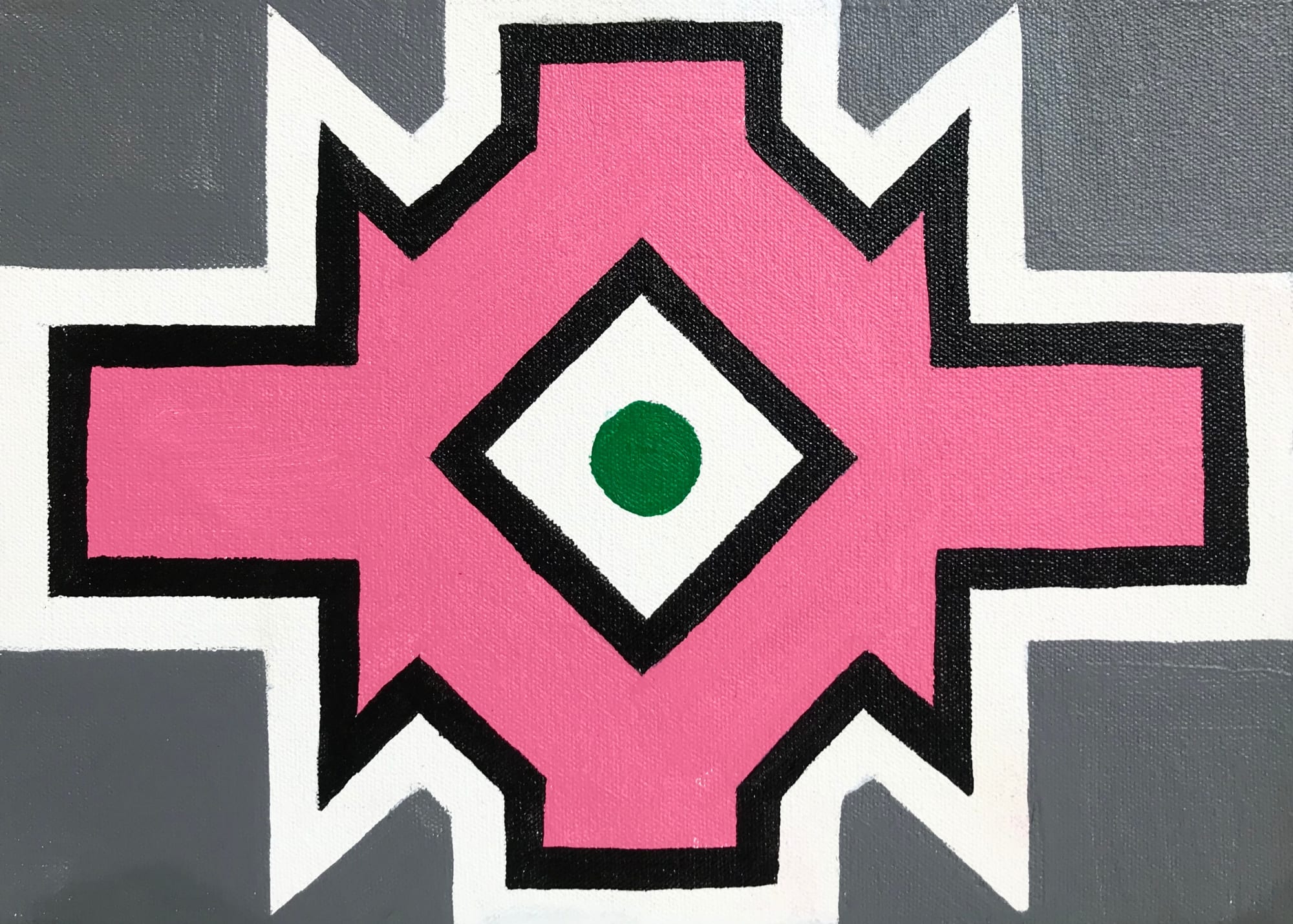 Dr. Esther Mahlangu, Ndebele Abstract , 2019