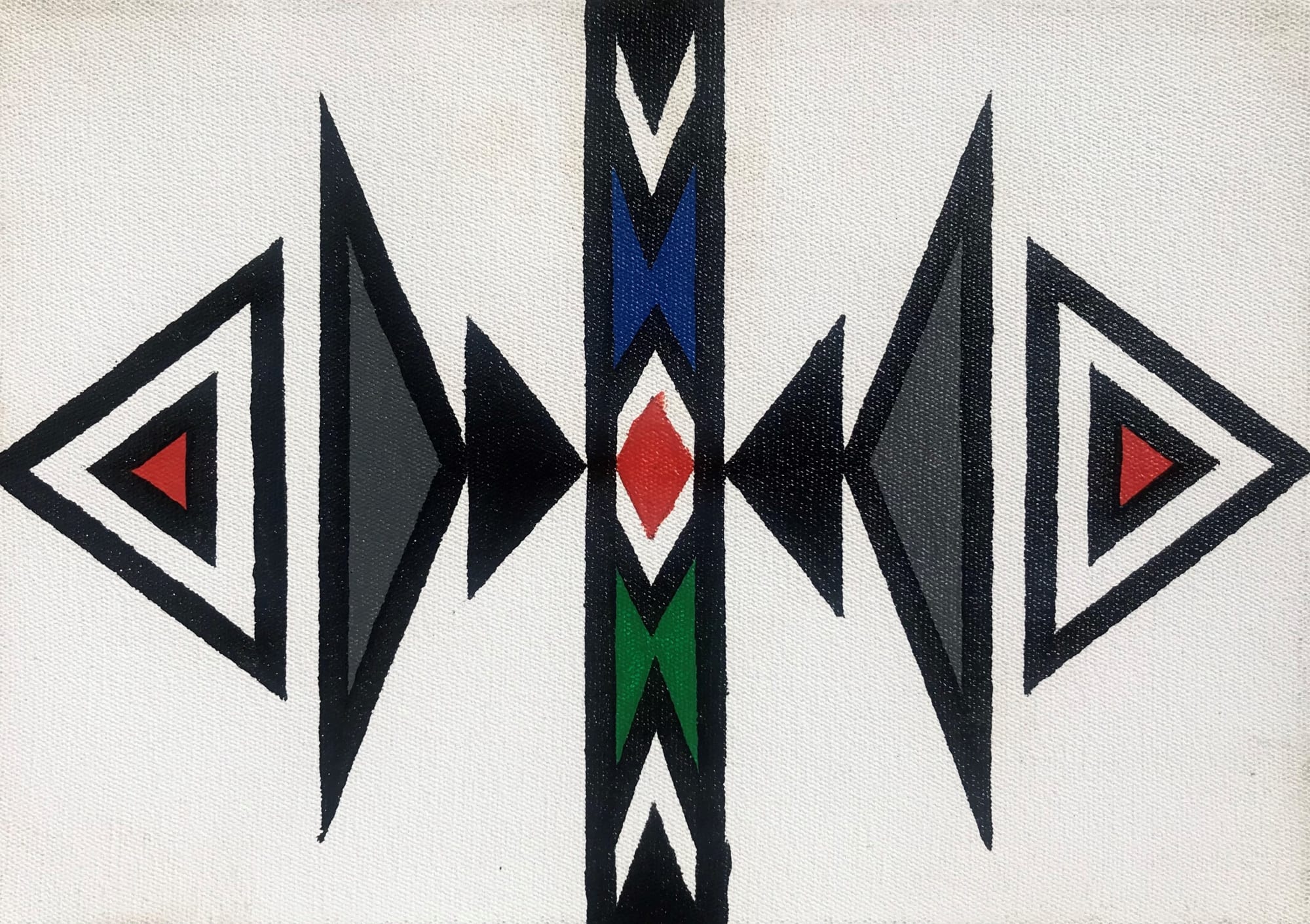 Dr. Esther Mahlangu, Ndebele Abstract , 2019