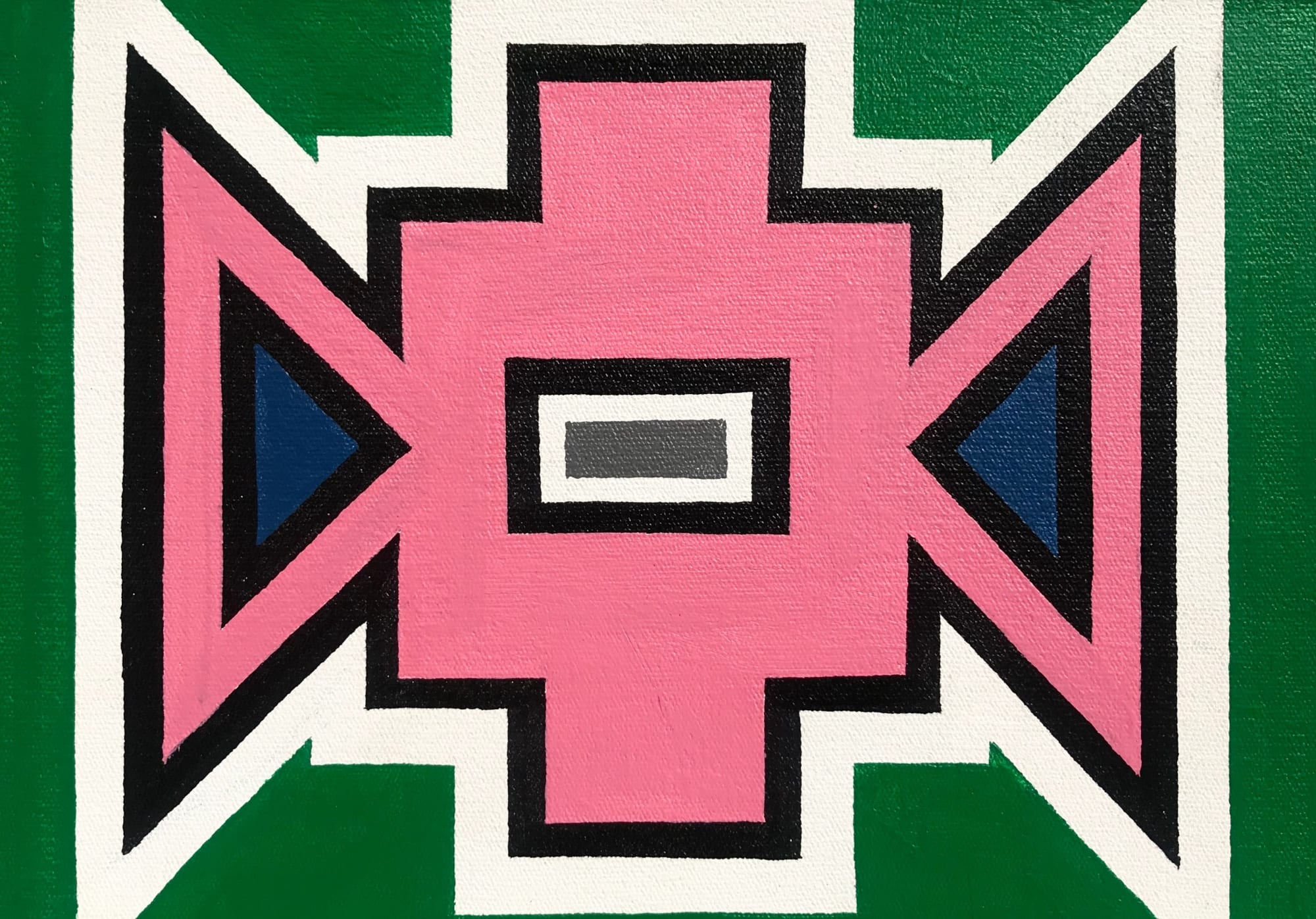 Dr. Esther Mahlangu, Ndebele Abstract , 2019