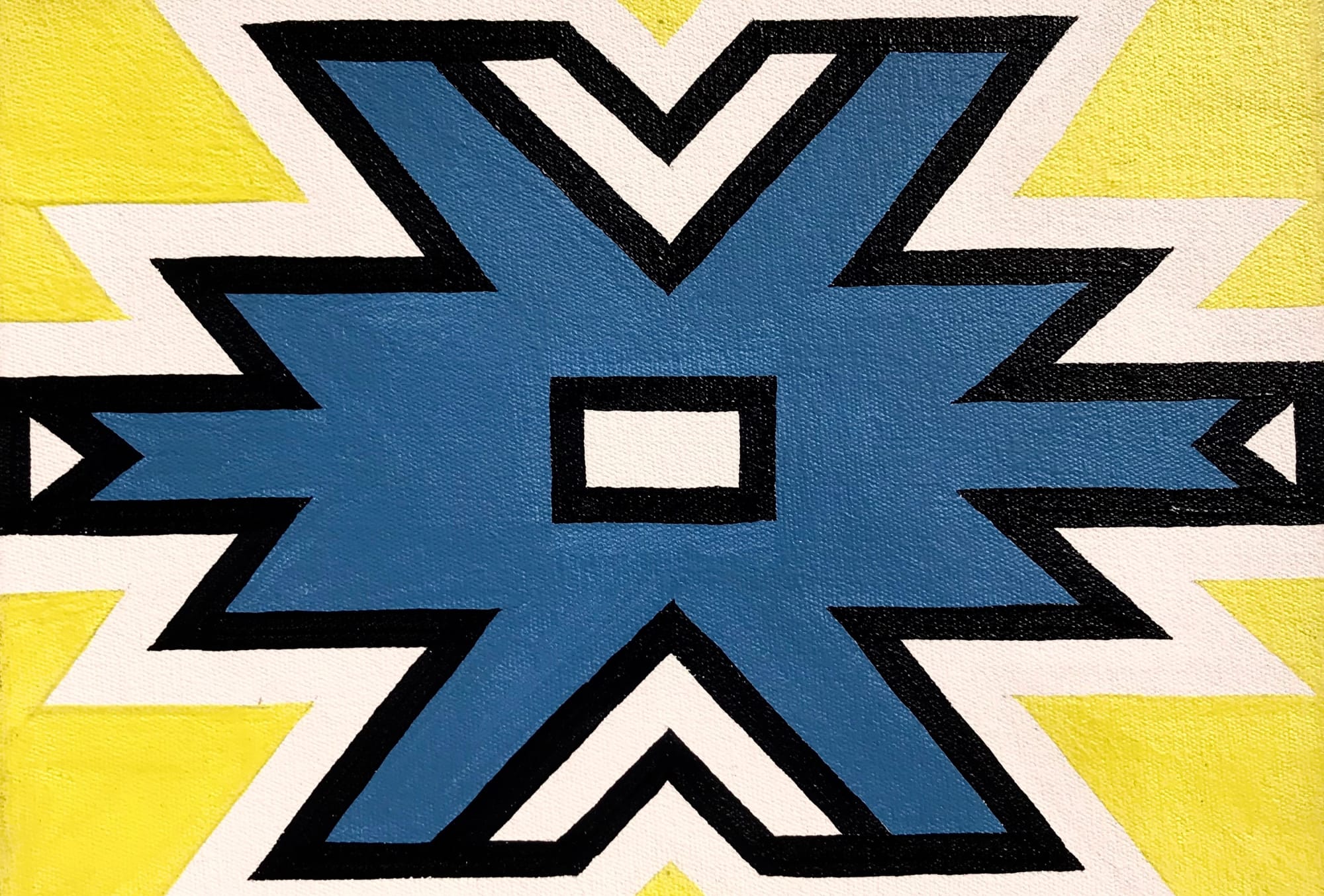 Dr. Esther Mahlangu, Ndebele Abstract , 2019