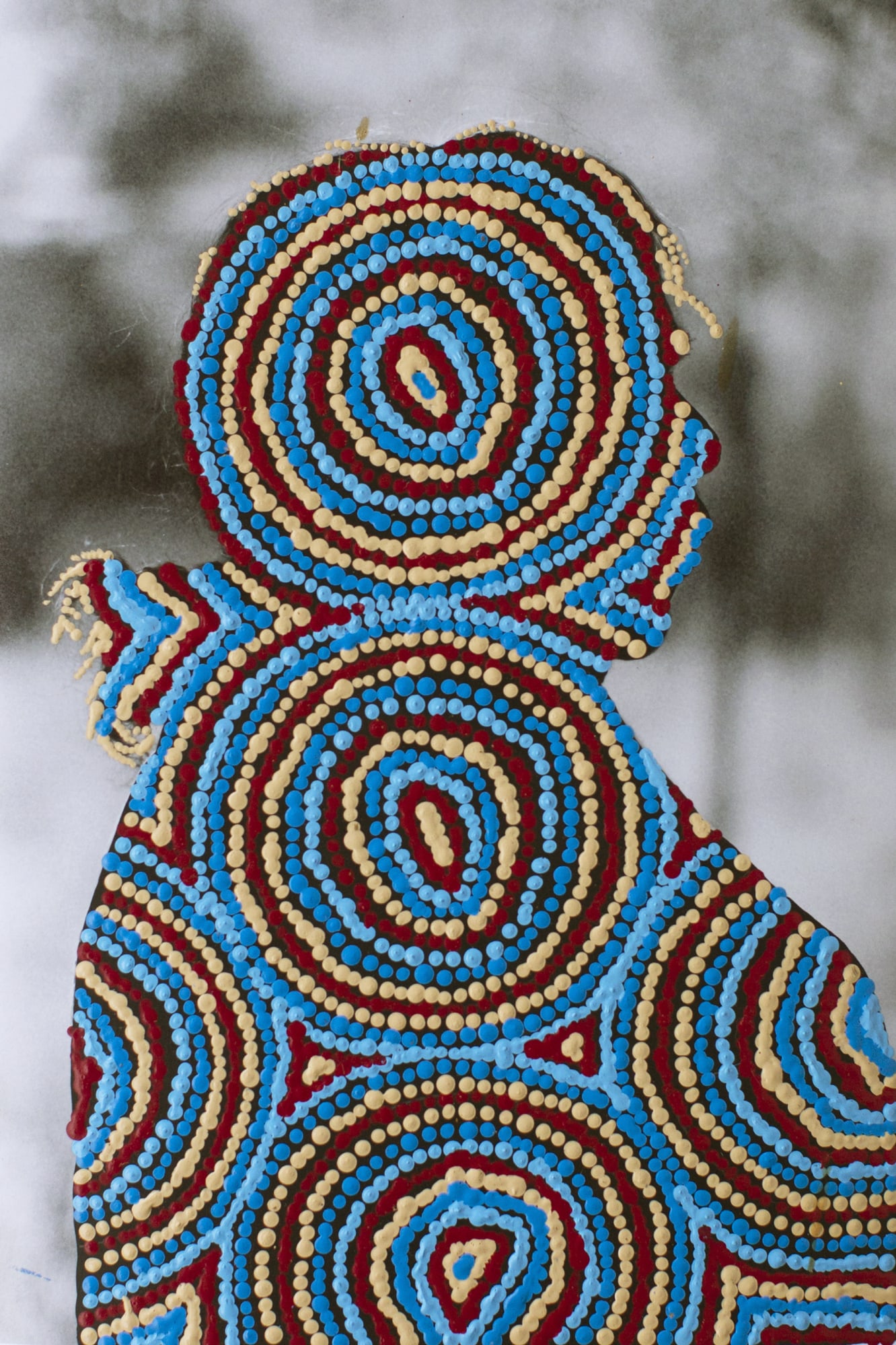 Patrick Waterhouse, Side Portrait Right. Jinta / Restricted with Angelina Nampijinpa Tasman., 2014-2018