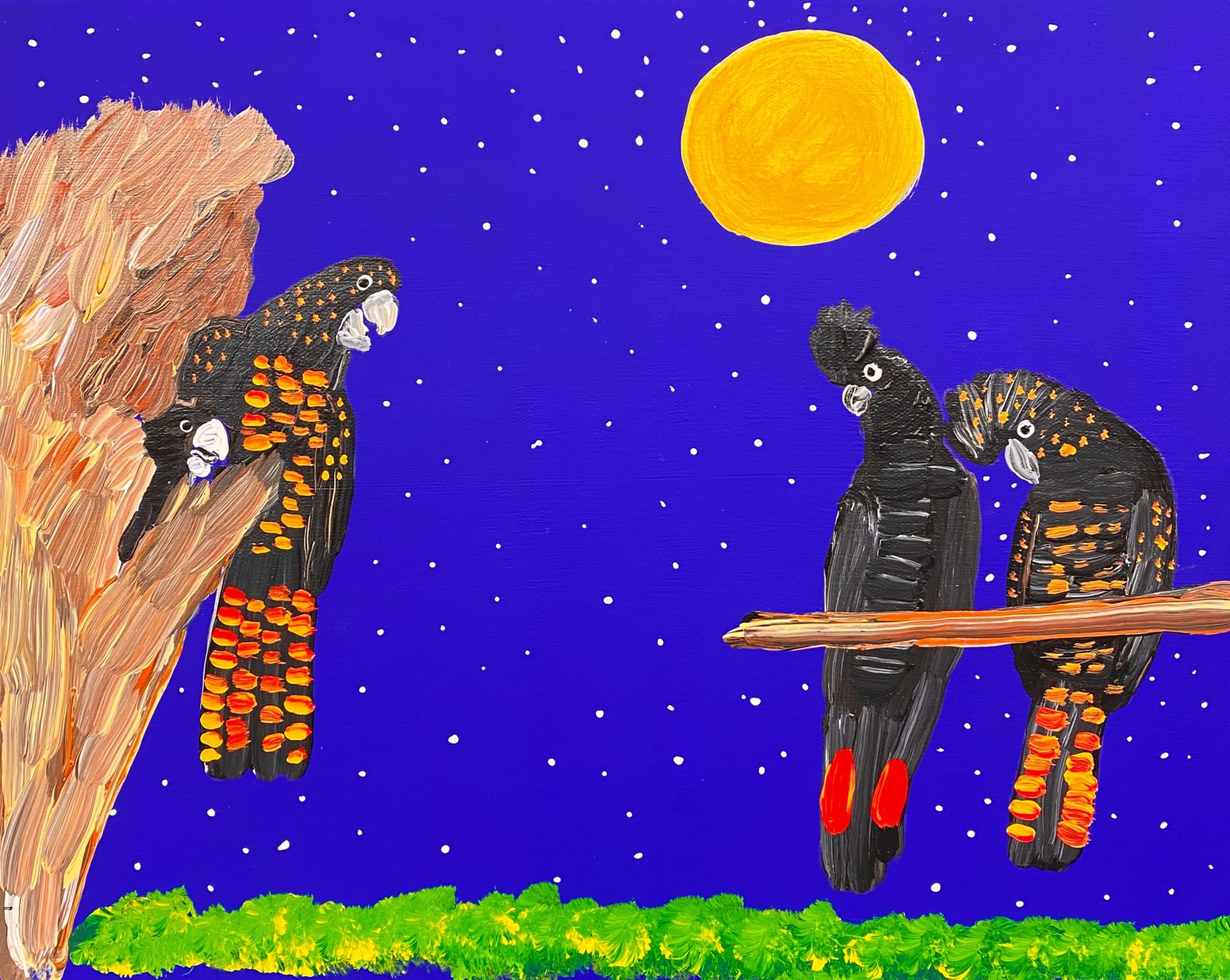 Art by leading Aboriginal artist Kukula McDonald This is Aboriginal Art