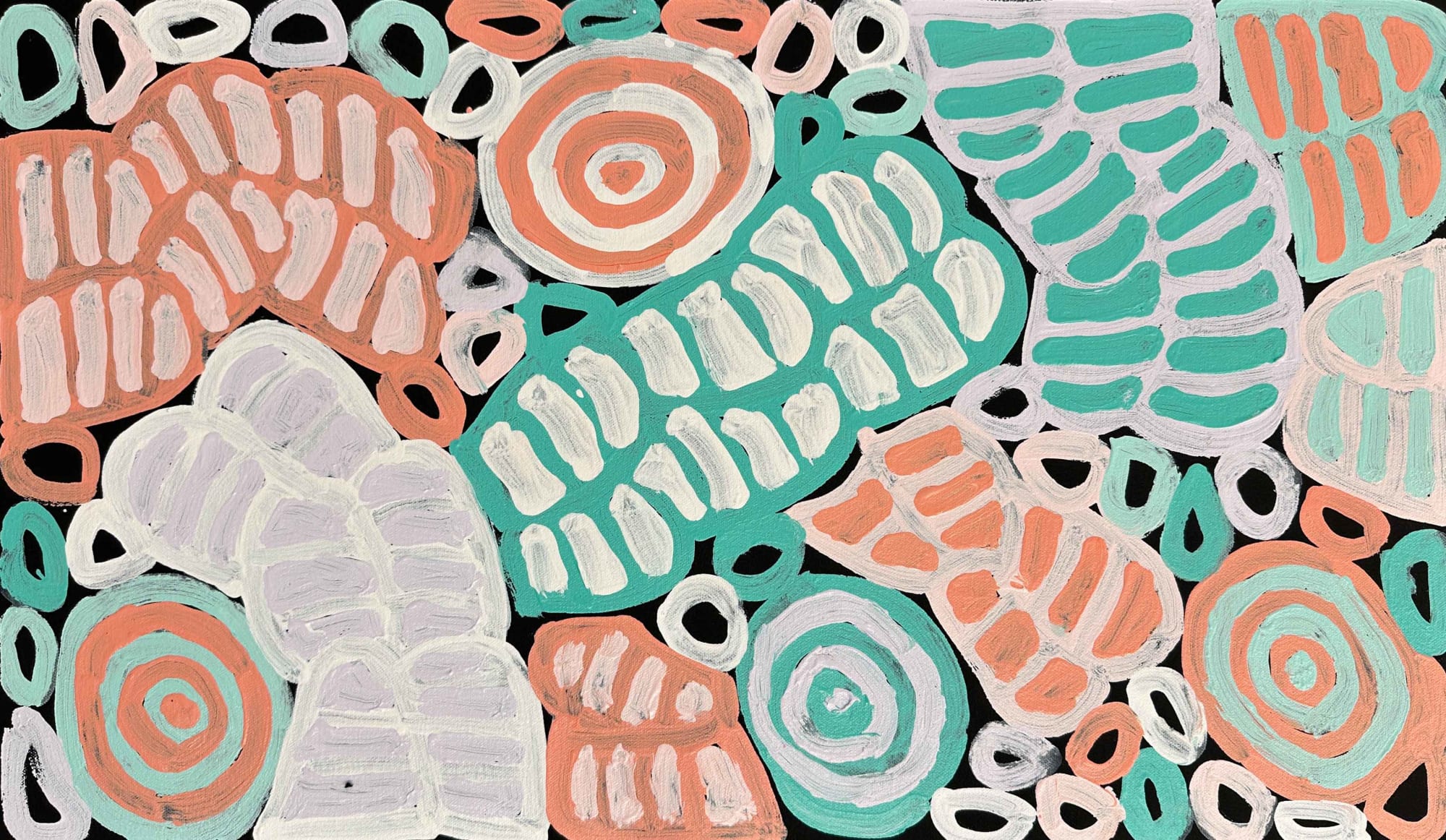 Dora Mbitjana, Awelye (Women's Body Paint Design) by Dora Mbitjana