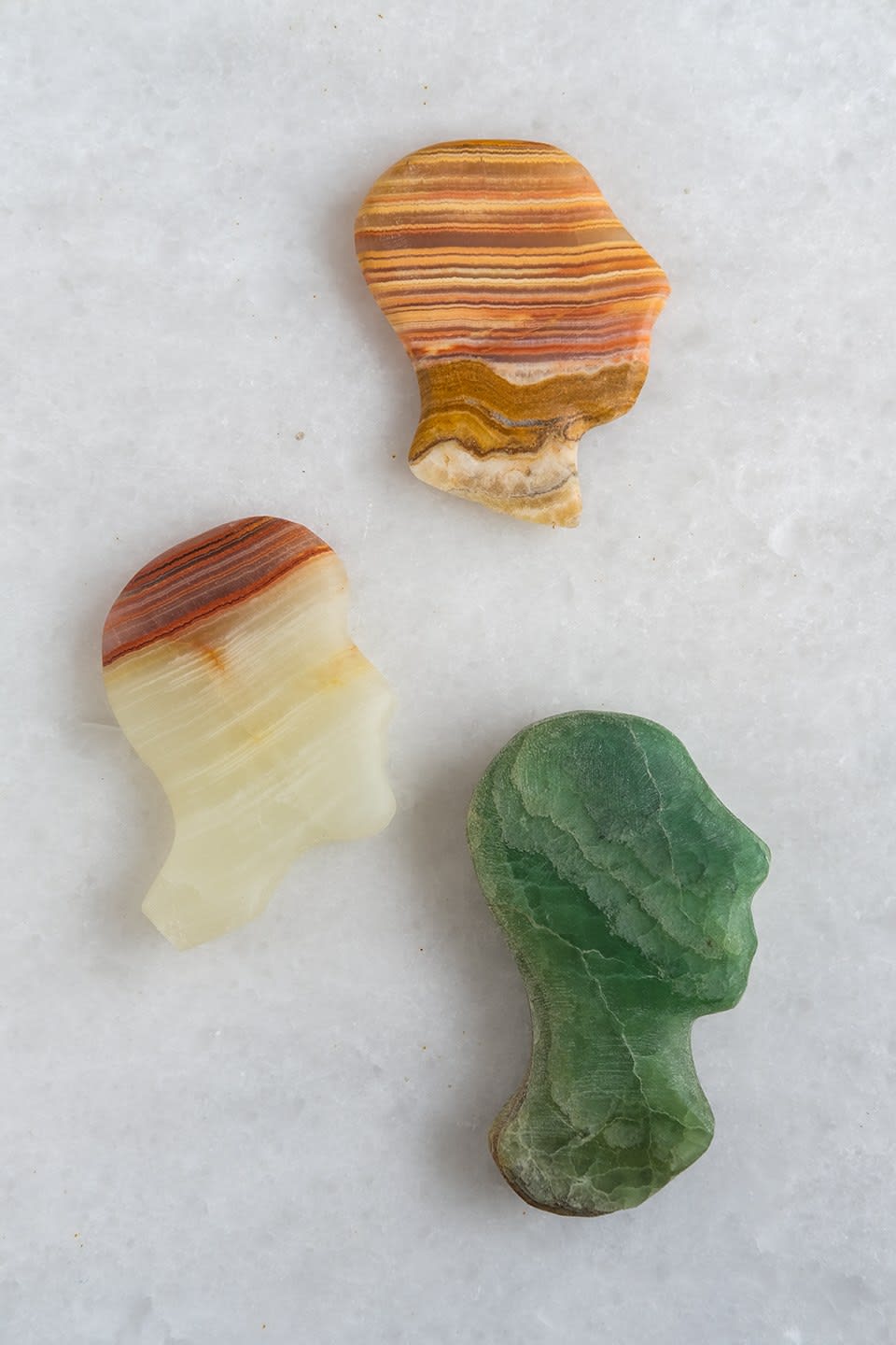 Paul Vanstone, Green Profile, Orange Profile and Stripe Profile, 2023