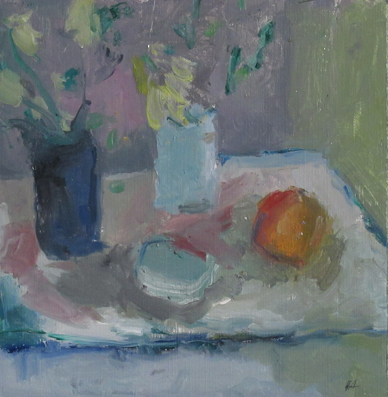 Rachel Arif AMAFA, Spring Flowers and Orange