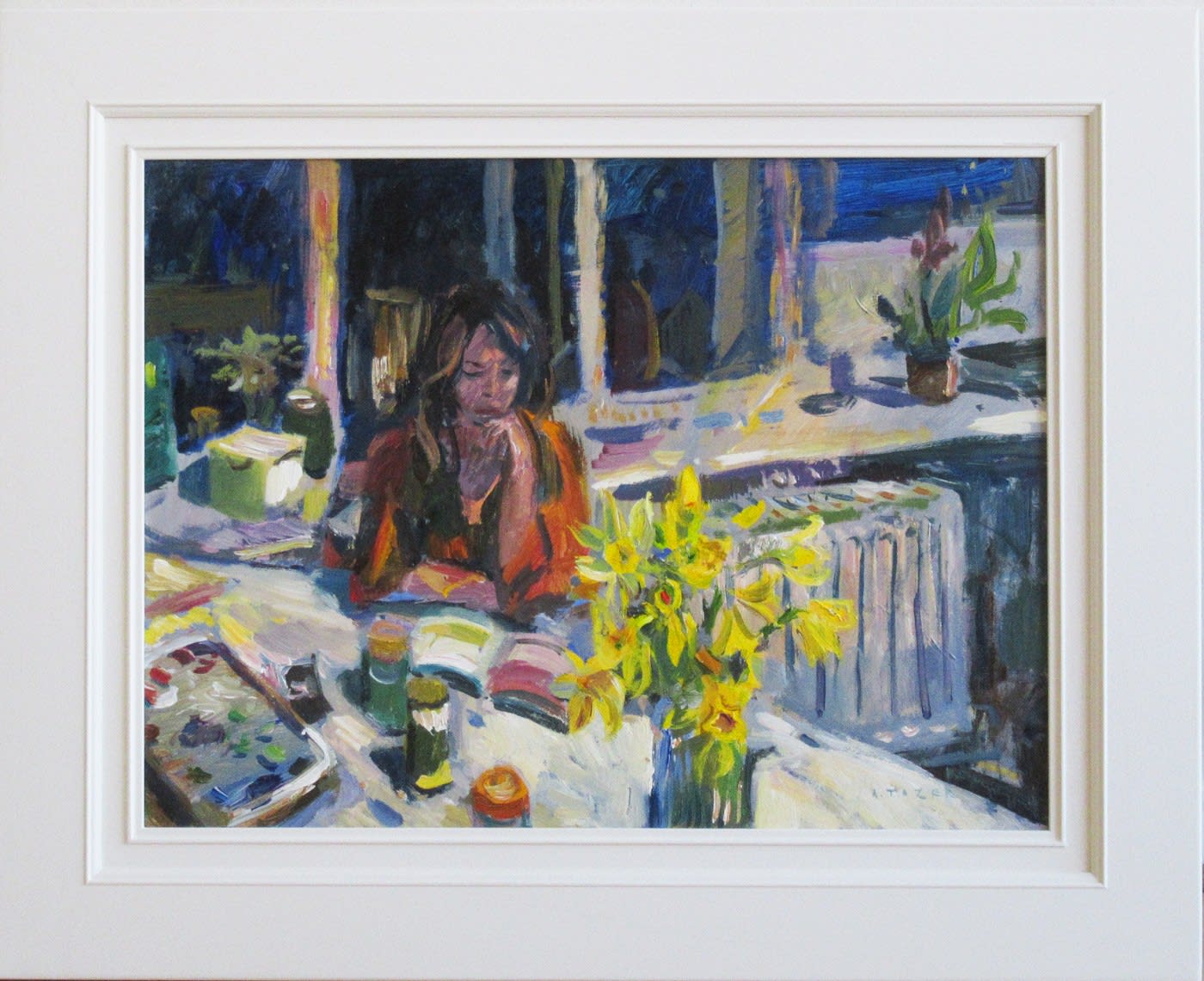 Andrew Tozer, Evening colours in the Studio | Thompson's Galleries