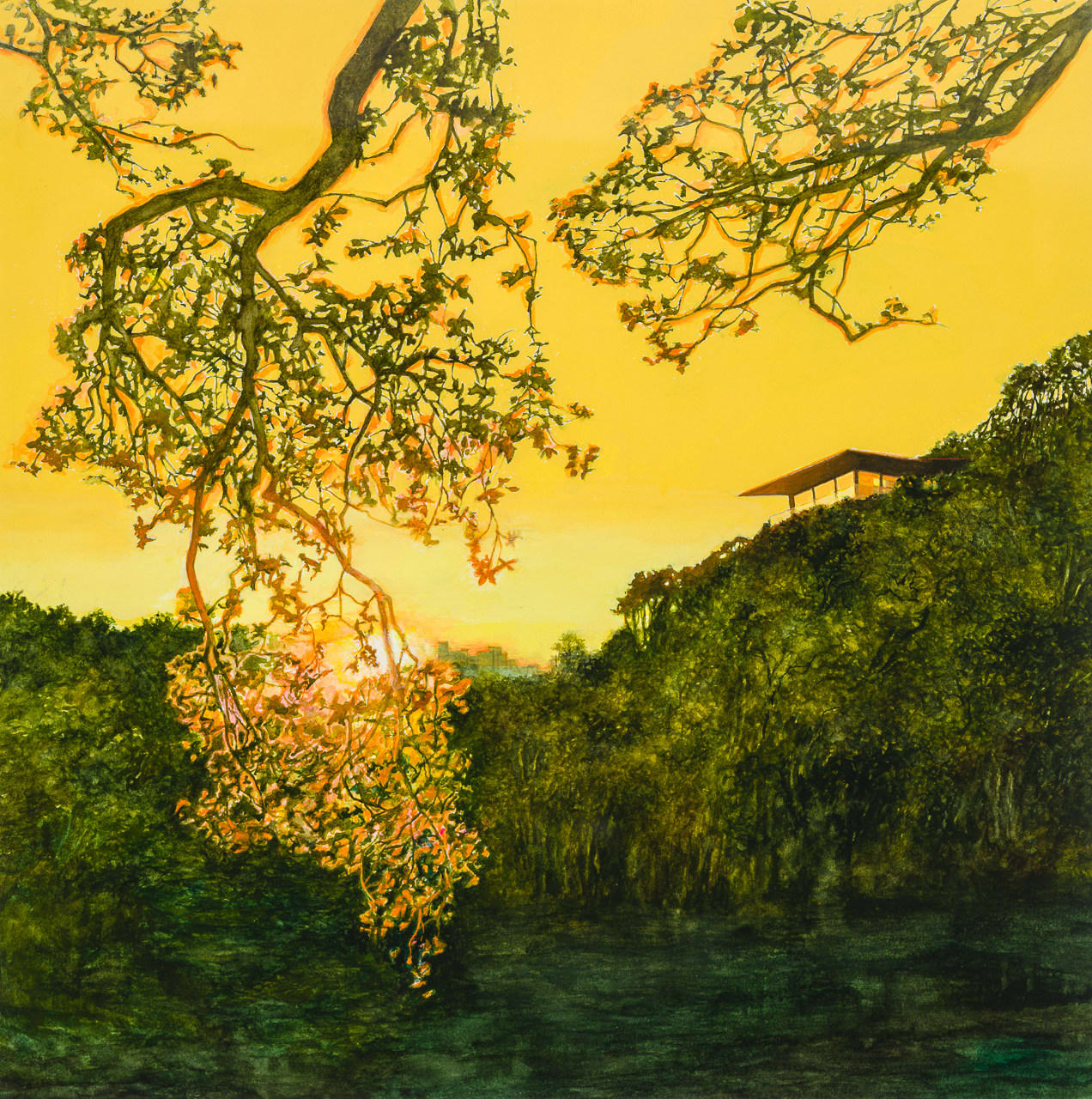 Teresa Lawler RI, Distant City: The House on the Edge of the Forest