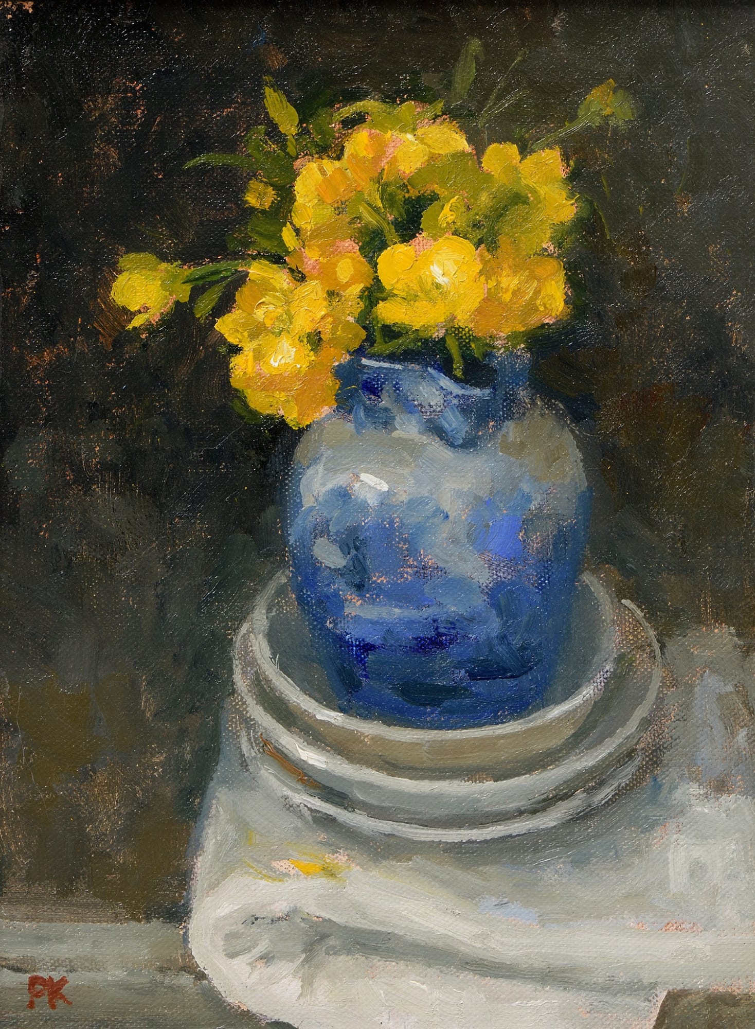 Pamela Kay ARCA RWS RBA NEAC, Buttercups in the Spode Jug