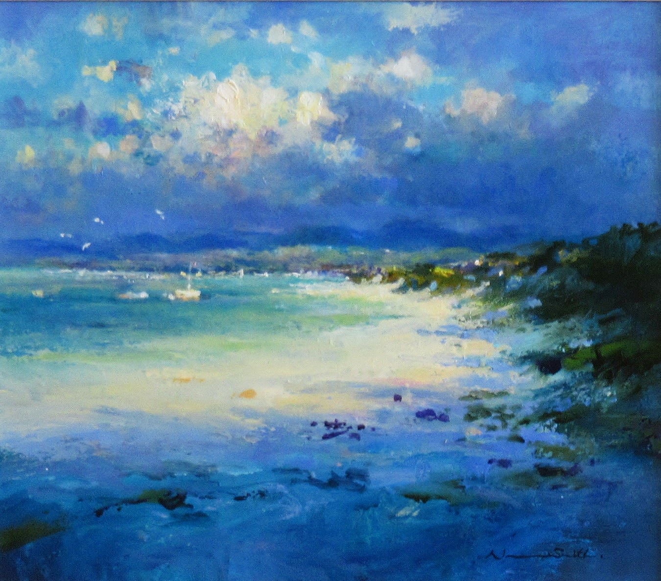 Norman Smith PS, Gannets Feeding Inshore, North Uist