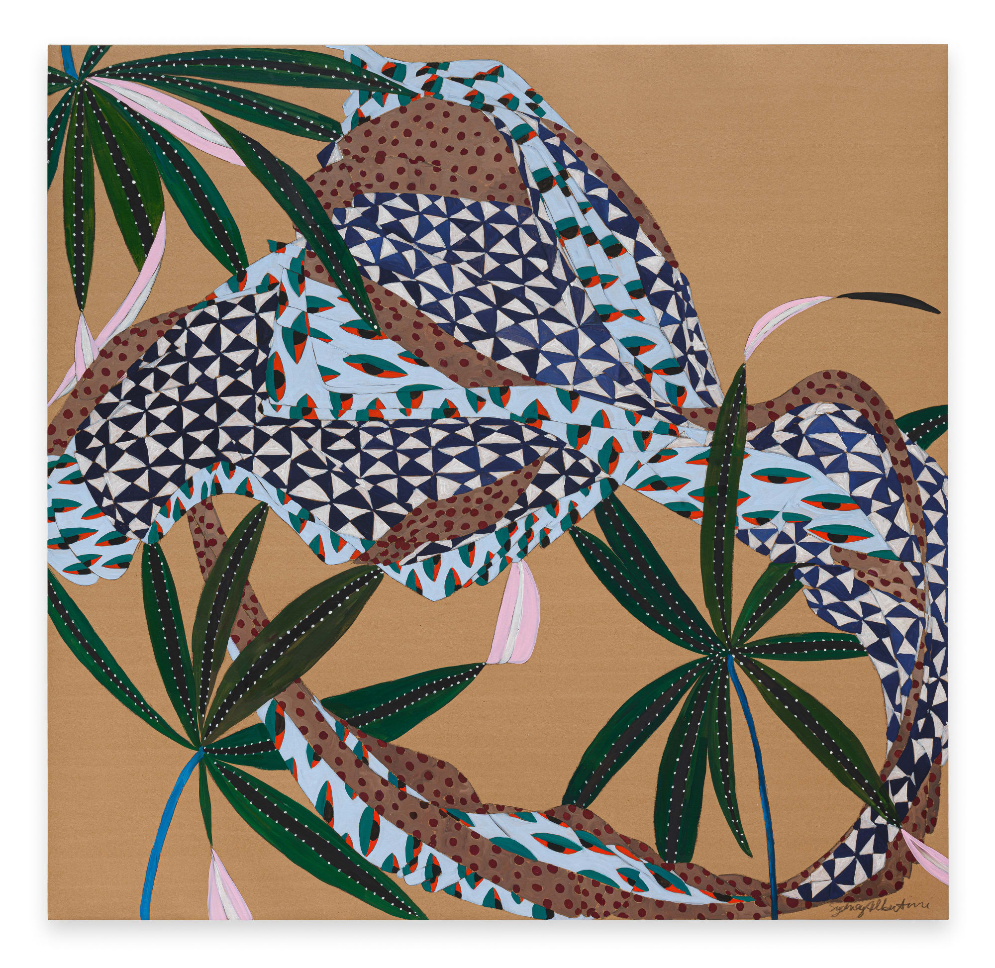 Sydney Albertini, Movement & Botany Red Eyes & Palms, 2022