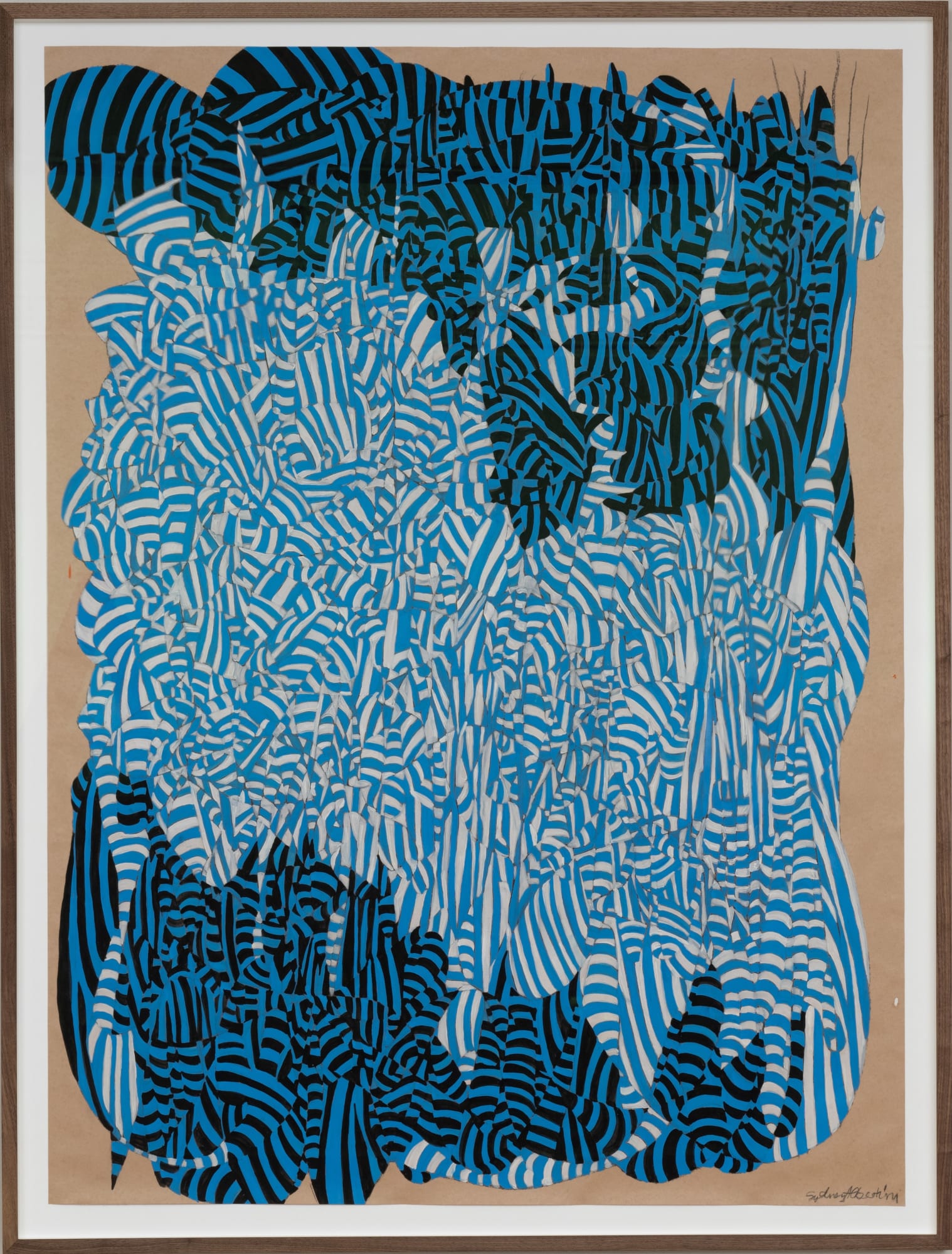 Sydney Albertini, Movements Blue/White, 2023