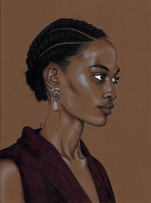 Ojo Agi, Untitled (Flat Twists), 2020