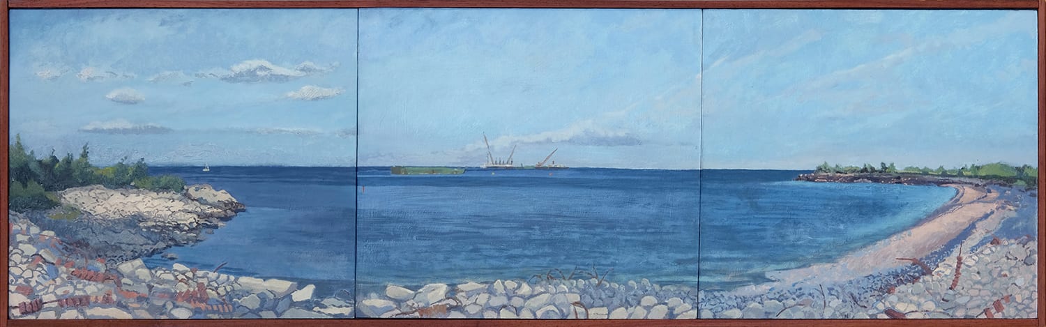 Stefan Berg, Study Of The Leslie Street Spit #3, 2022