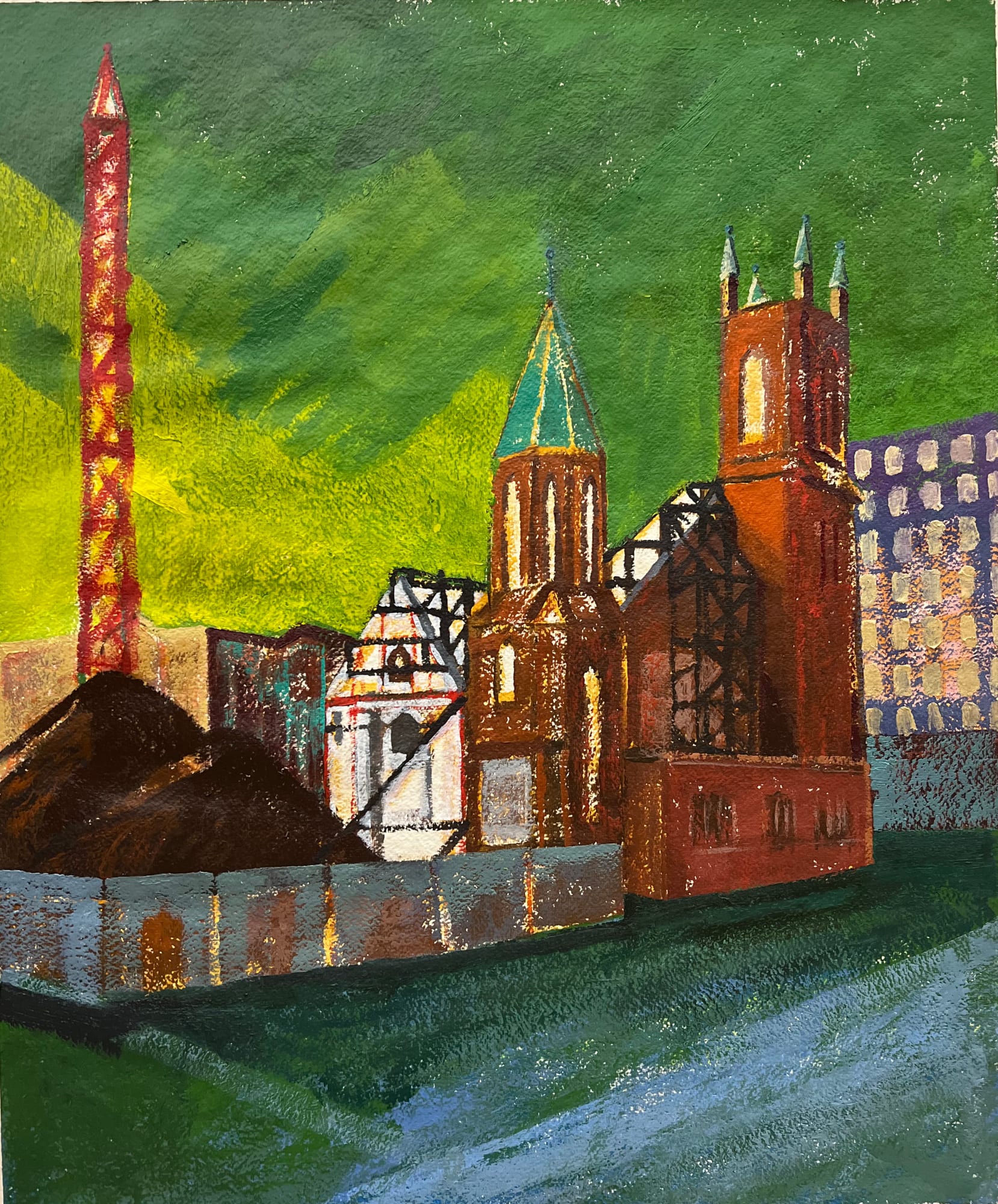 Stefan Berg, Building Site, Bloor and Spadina, 2024