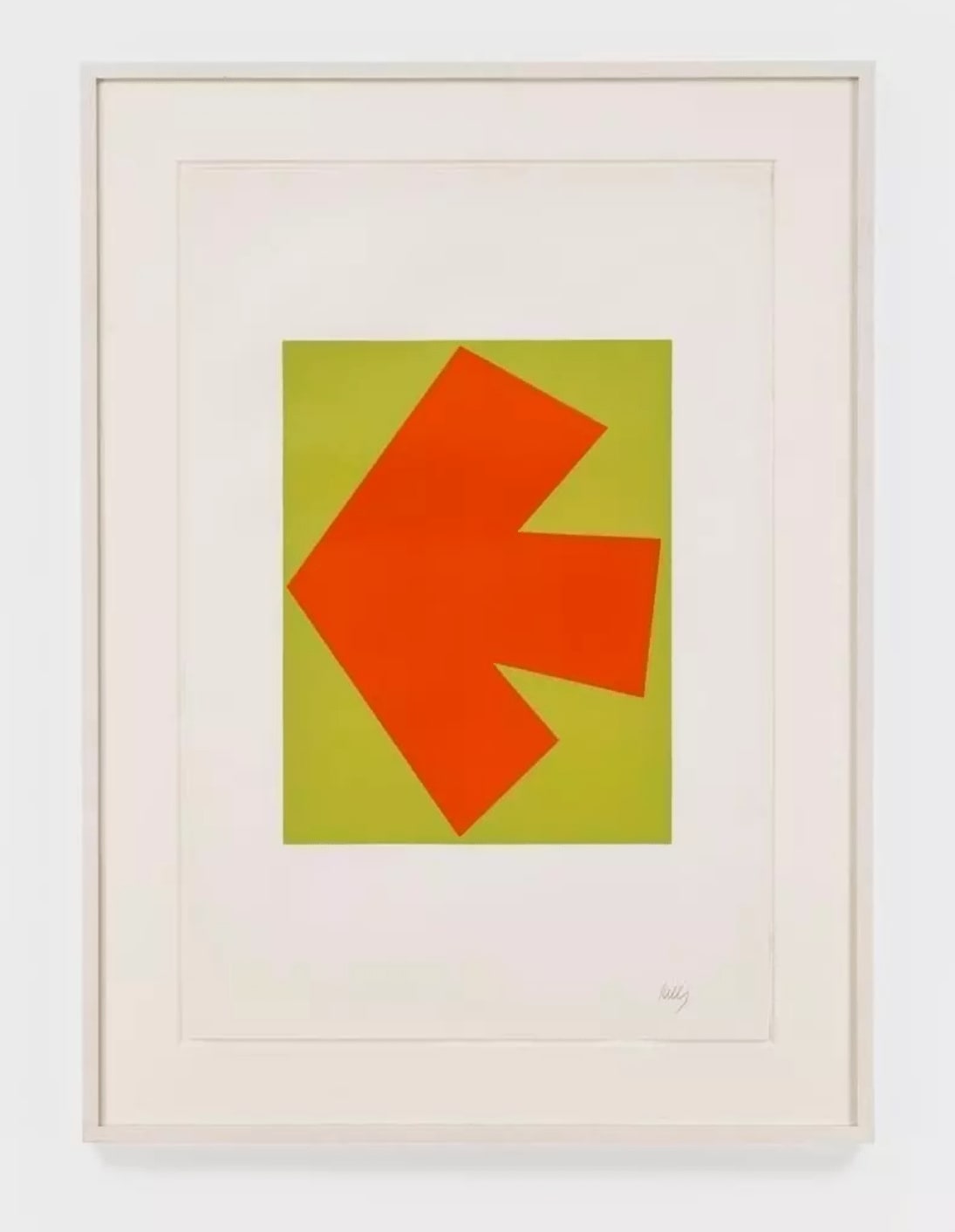 Ellsworth Kelly, Orange over Green (Orange sur Vert), 1964