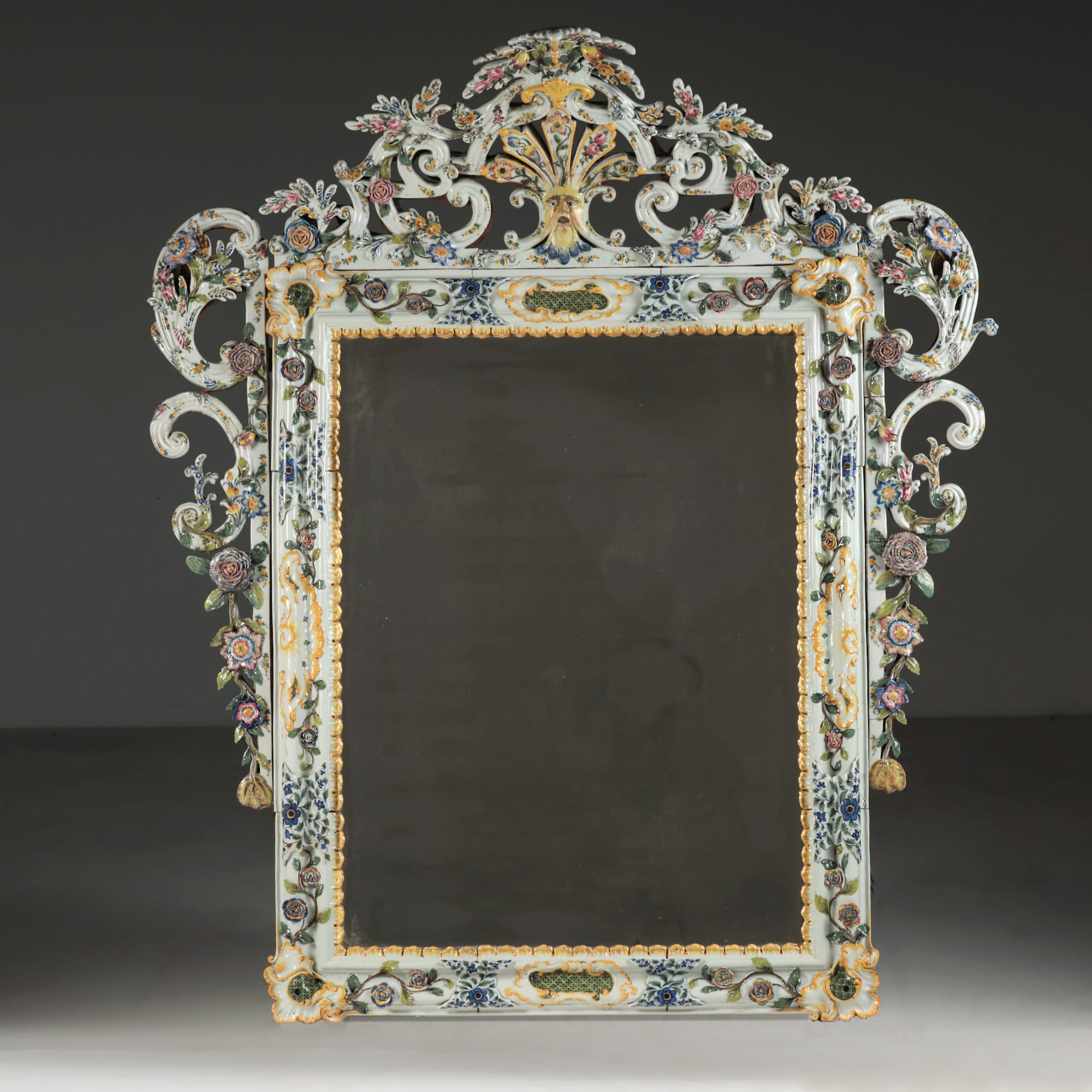 Majolica Mirror , XVIIII Century (SOLD)