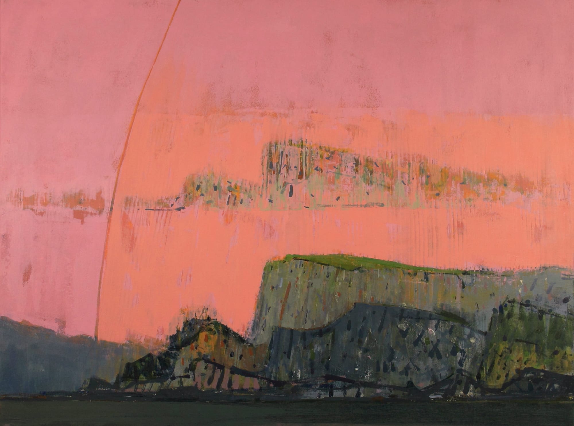 Mark Godwin, Orange Rainbow and Mirage, 2024