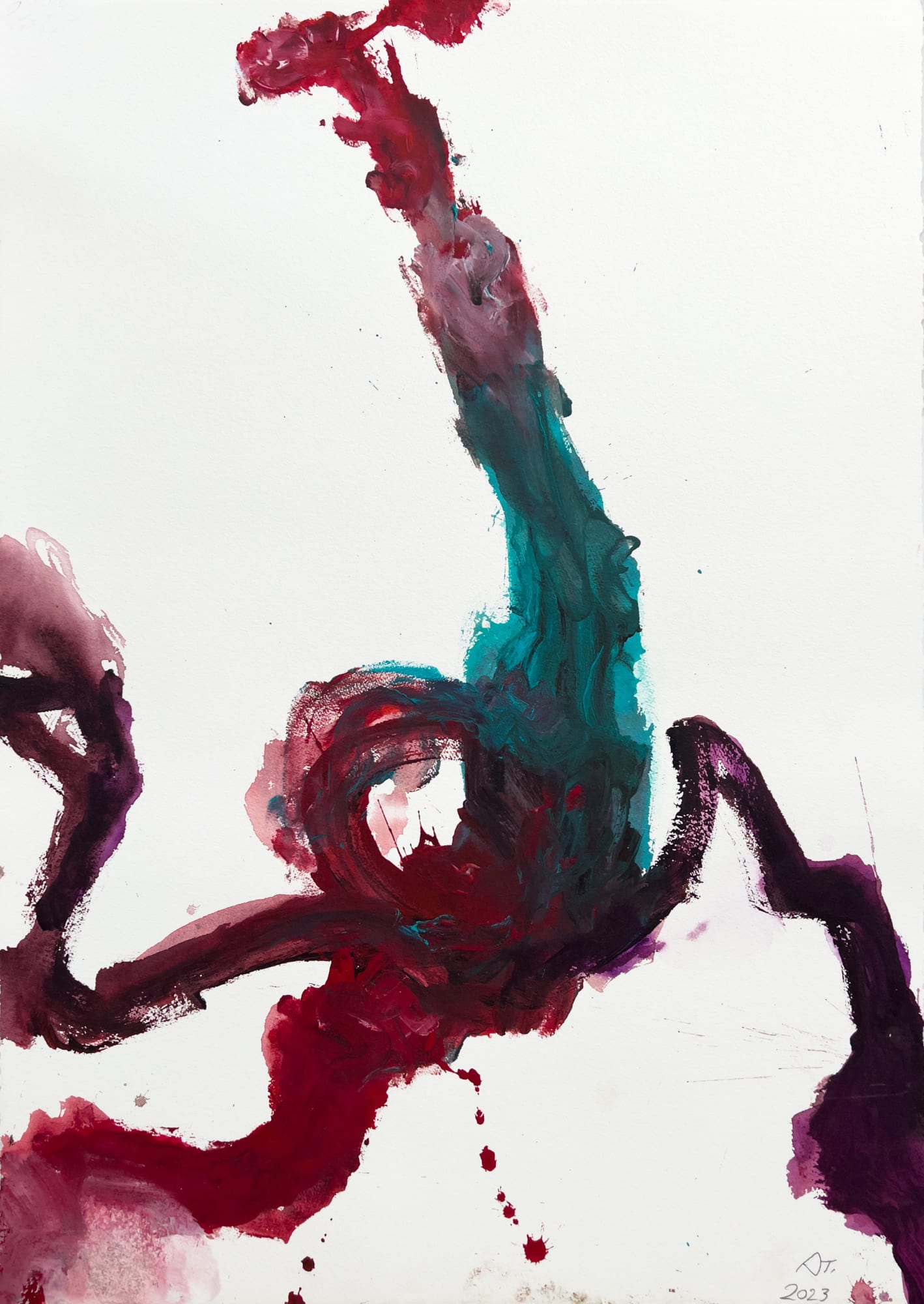 Alessandro Twombly, Gyrating Metamorphic Flowers VI, 2023