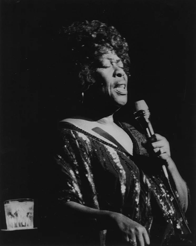 Jim Alexander, Sarah Vaughn, Atlanta (detail), 1986